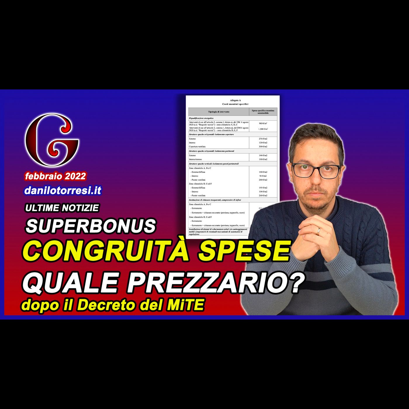 SUPERBONUS 110 ultime notizie - quale prezzario utilizzare dopo il Decreto MiTE episode artwork