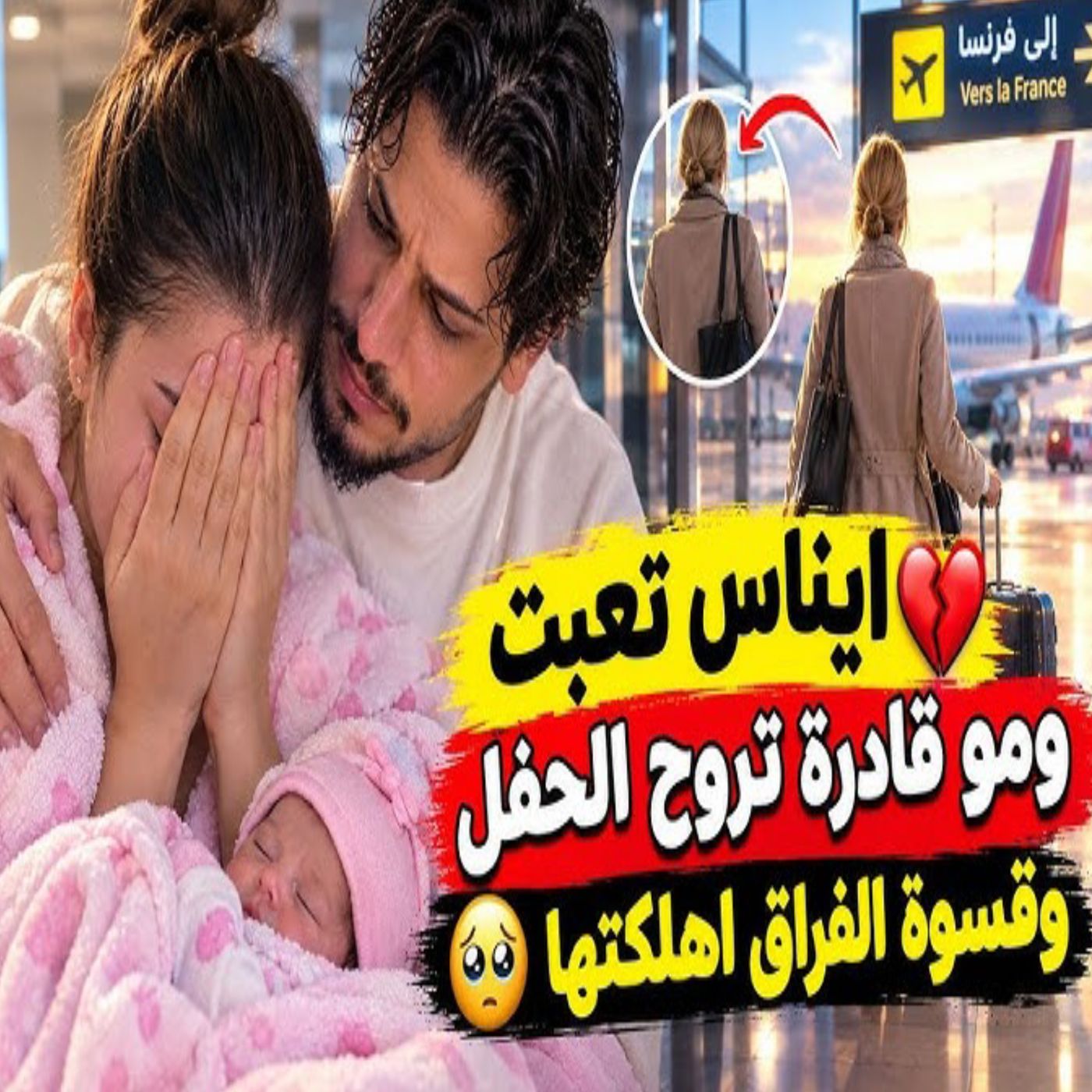 إيناس تنهار من التعب 💔 وموزو لا يستطيع الذهاب إلى الحفل! 😢🥺