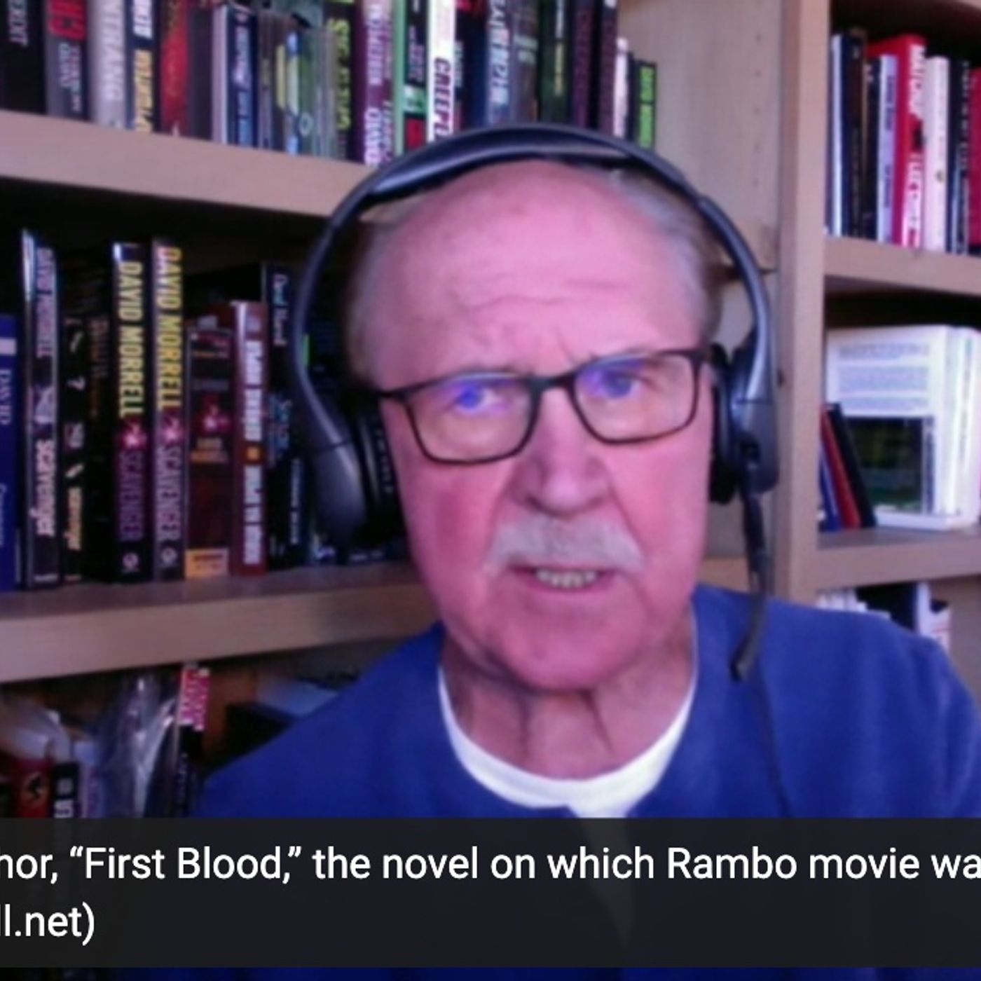 David Morrell, Author First Blood, novel Rambo adapted from, Creepers new movie