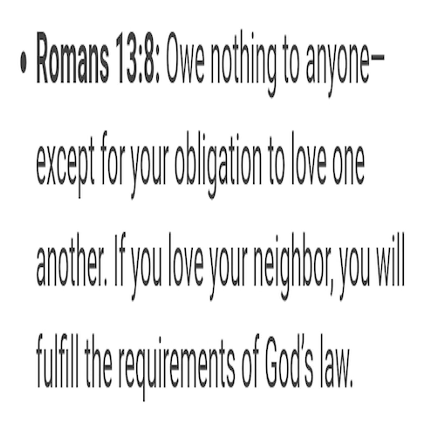 MAKE SURE YOU OWE NOTHING TO THE MC
