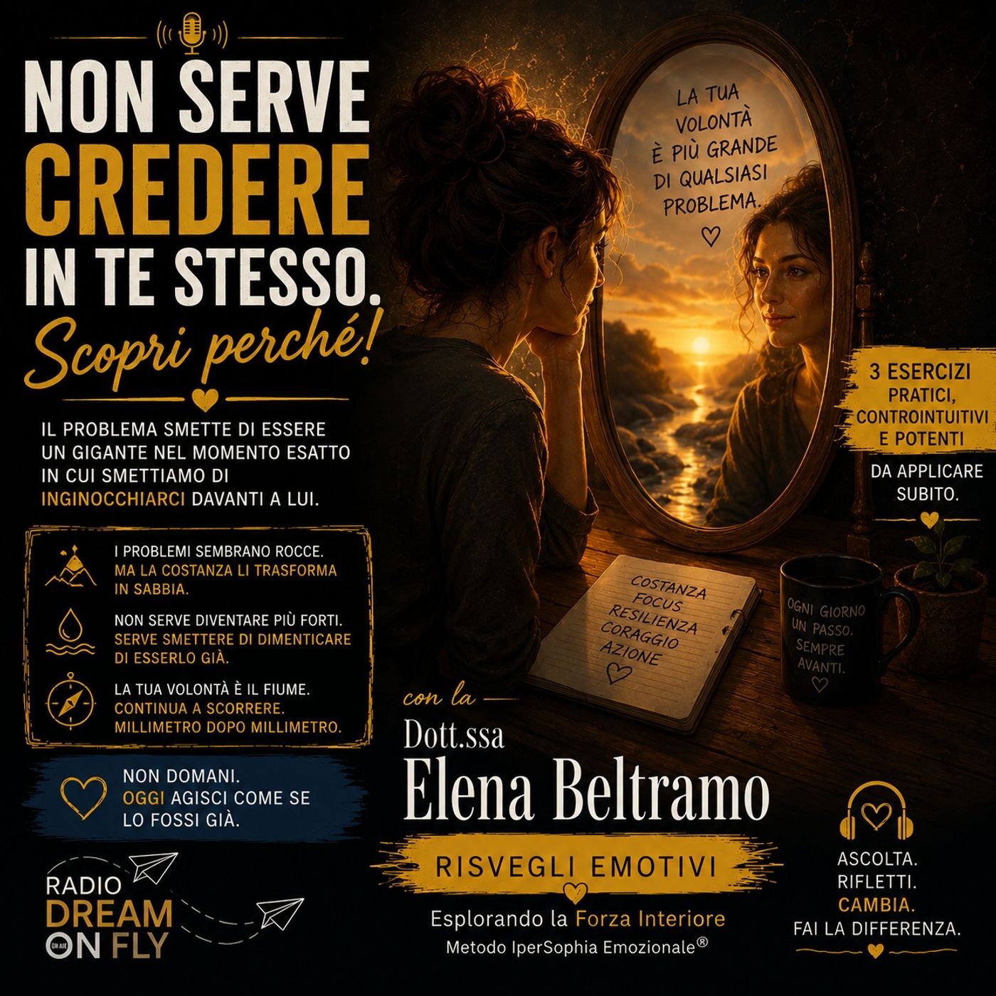 Non serve credere in te stesso. Scopri perché!
