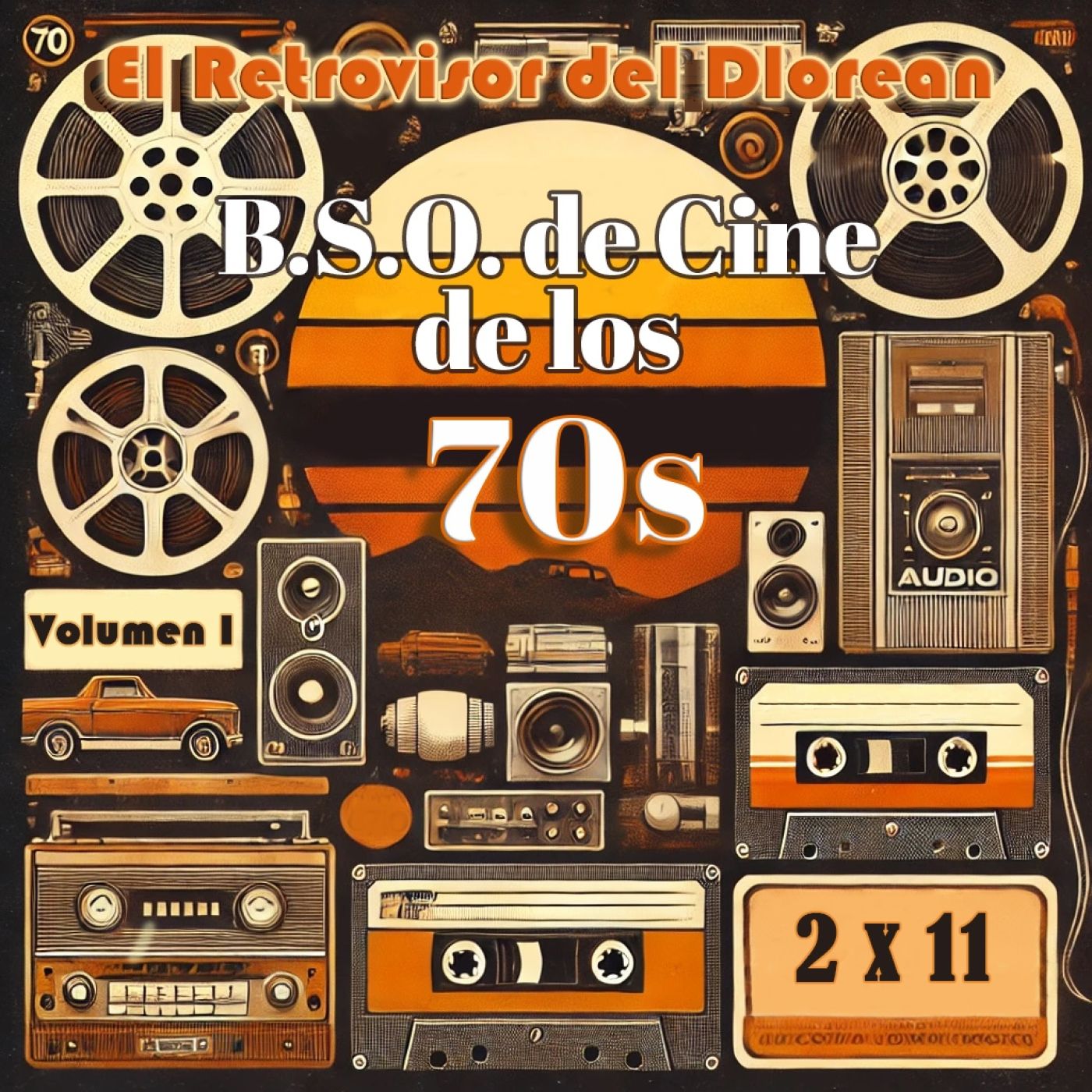 El retrovisor del Dlorean