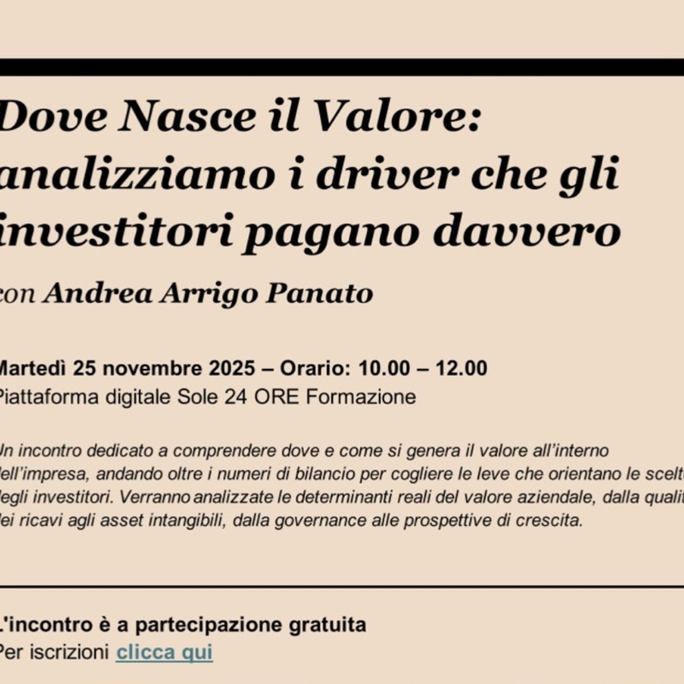 OPEN LESSON_ Valutazione Aziendale e M&A episode artwork
