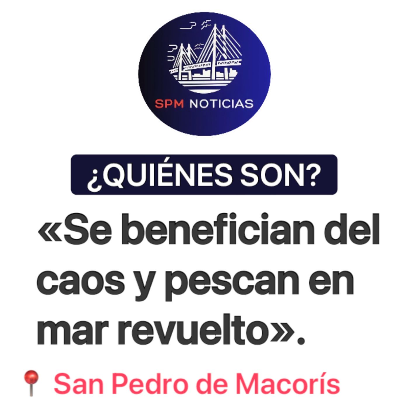 QUIÉNES SON❓ «Se benefician del caos y pescan en mar revuelto». episode artwork