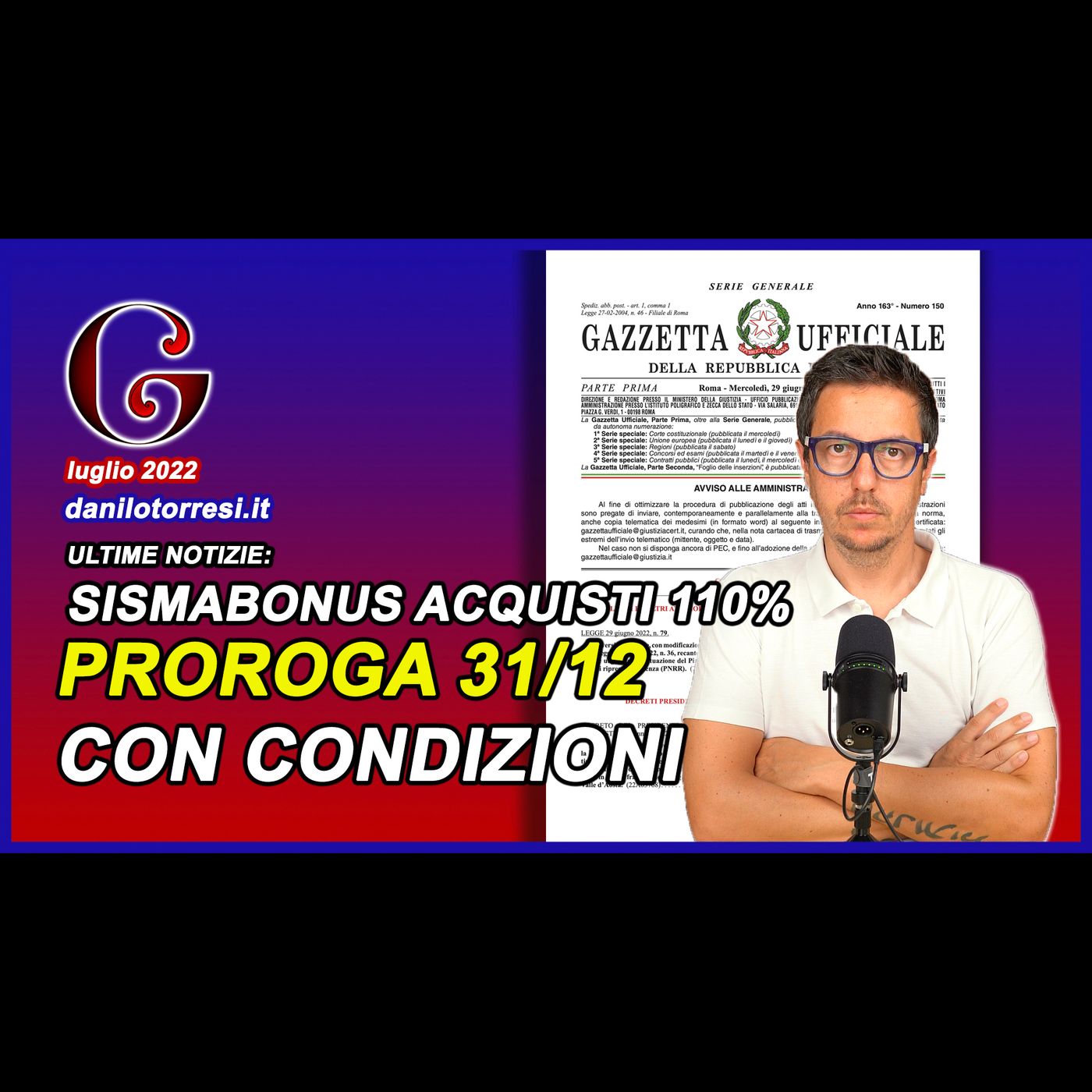 SISMABONUS ACQUISTI 110 - proroga al 31 dicembre 2022 a delle condizioni episode artwork