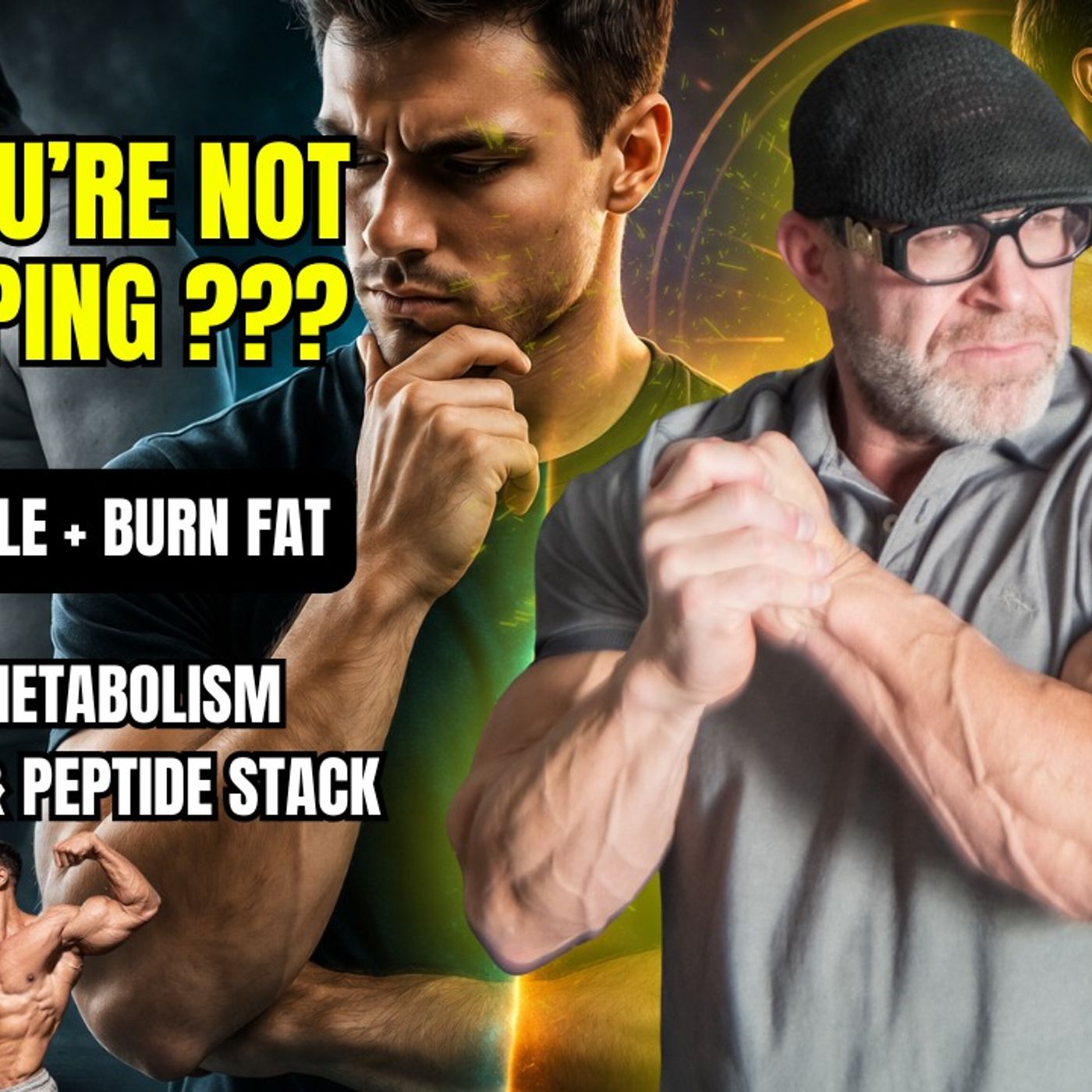 Why You’re Not Recomping (Build Muscle + Burn Fat) — Fix Your Metabolism + Retatrutide & Peptide Stack episode artwork