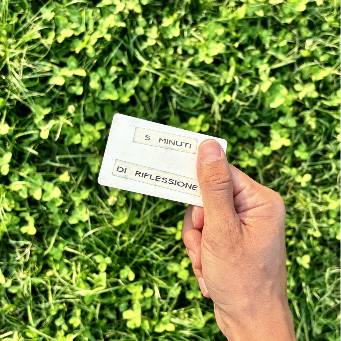 5 minuti di riflessione