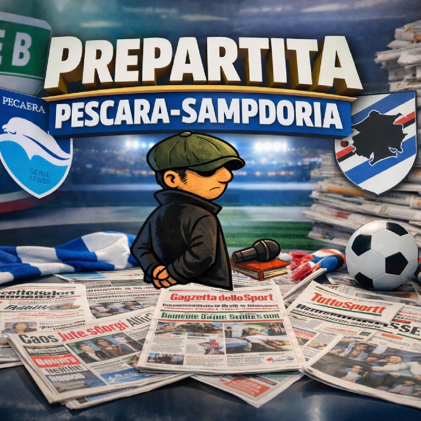 🔴CHIACCHIERICCIA  - PrE pArTitA  Pescara Calcio  -  Sampdoria episode artwork