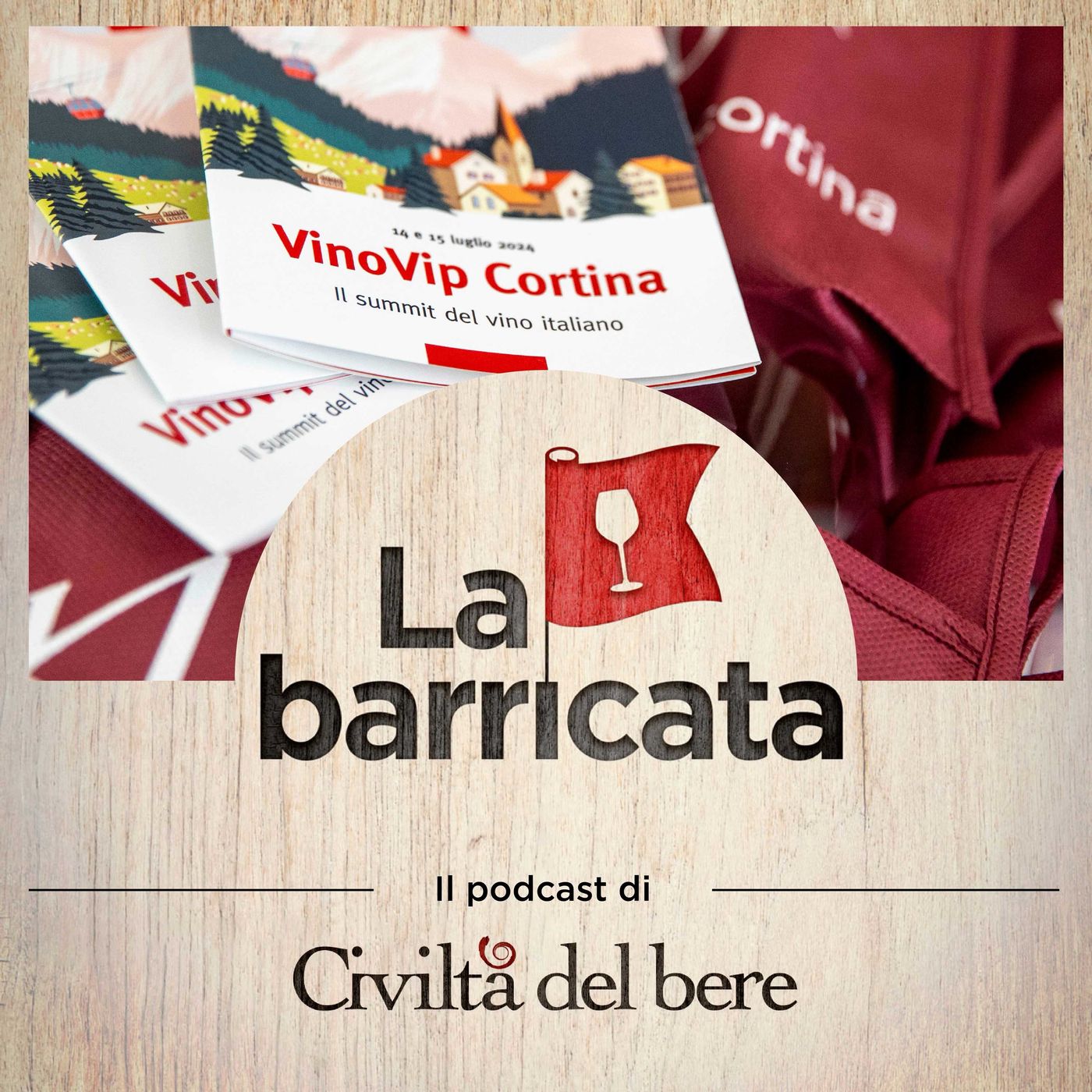 VinoVip Cortina, un pezzo sulla Doc Orcia e un libro sulla felicità - La barricata, 60 episode artwork