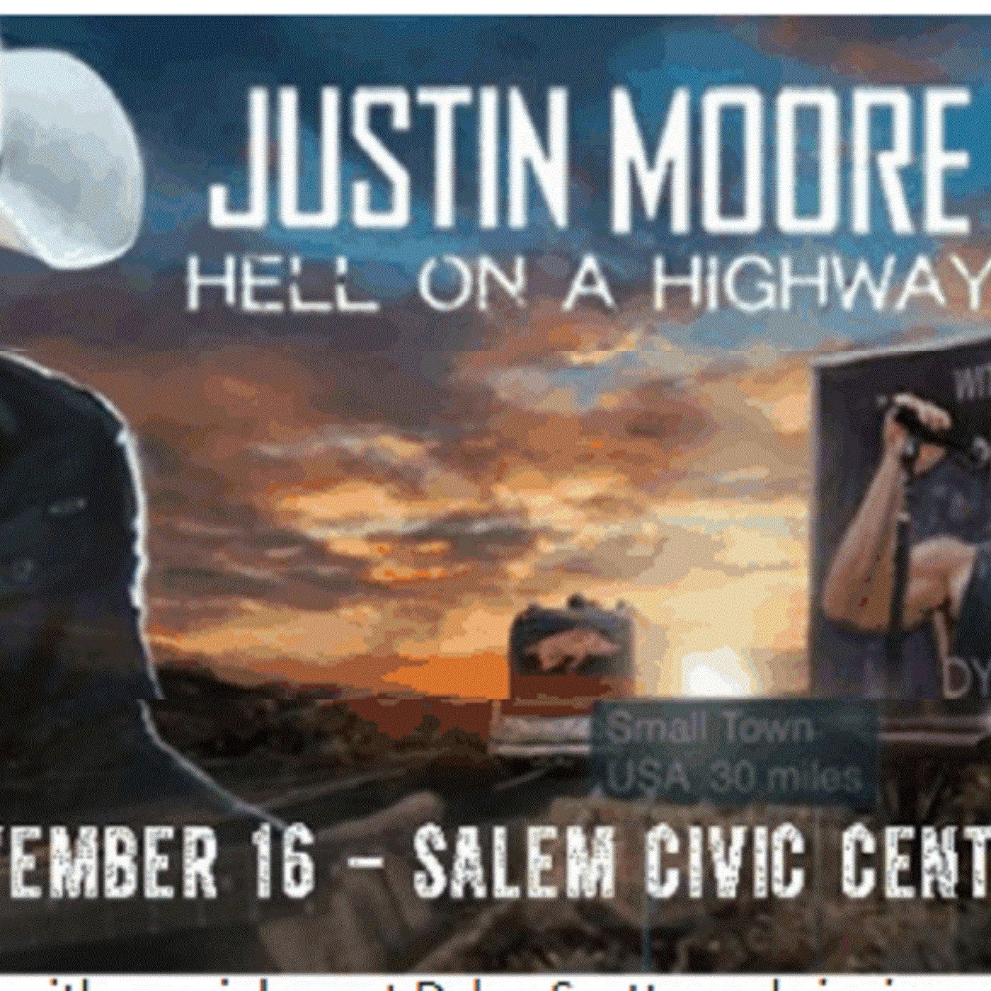 Scott Stevens talks to Justin Moore about his upcoming show in Salem episode artwork