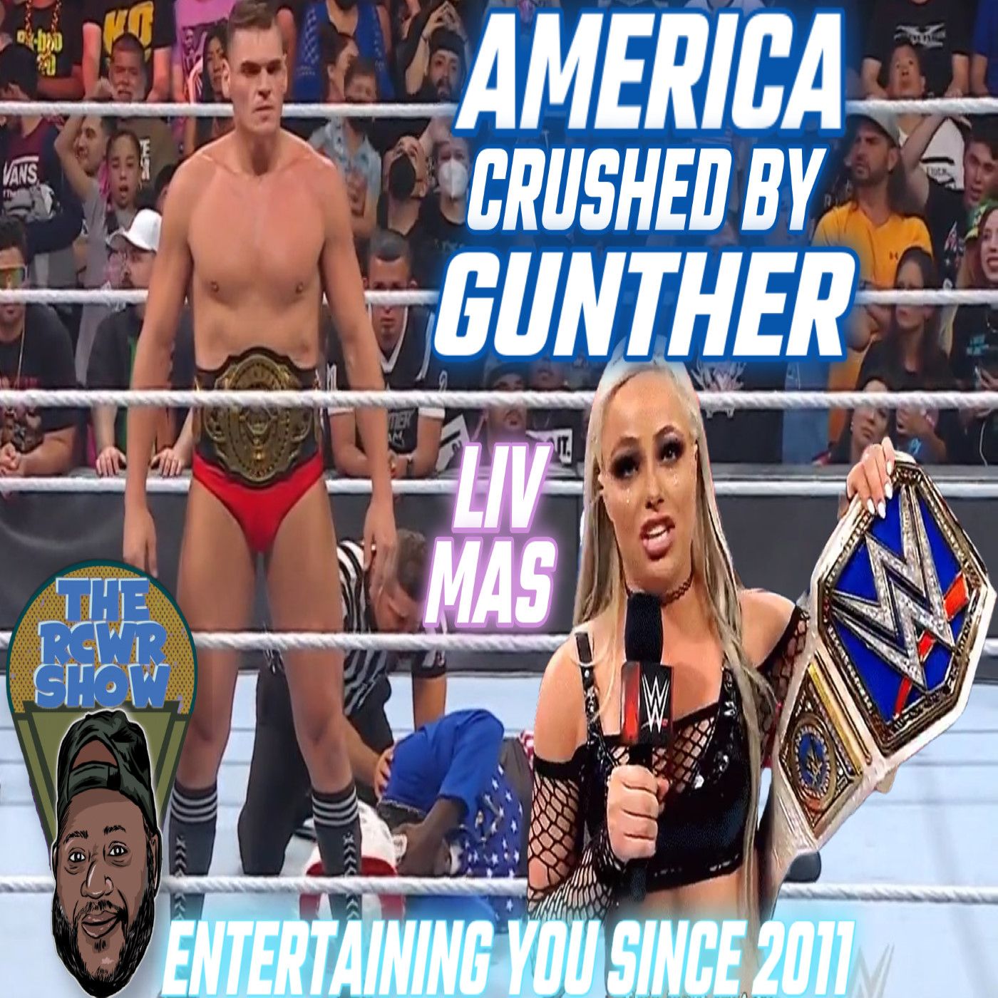 Episode 947-GUNTHER Arrives! KD & Nets Go KA-BOOM! Happy 4th! The RCWR Show 7/4/22 episode artwork