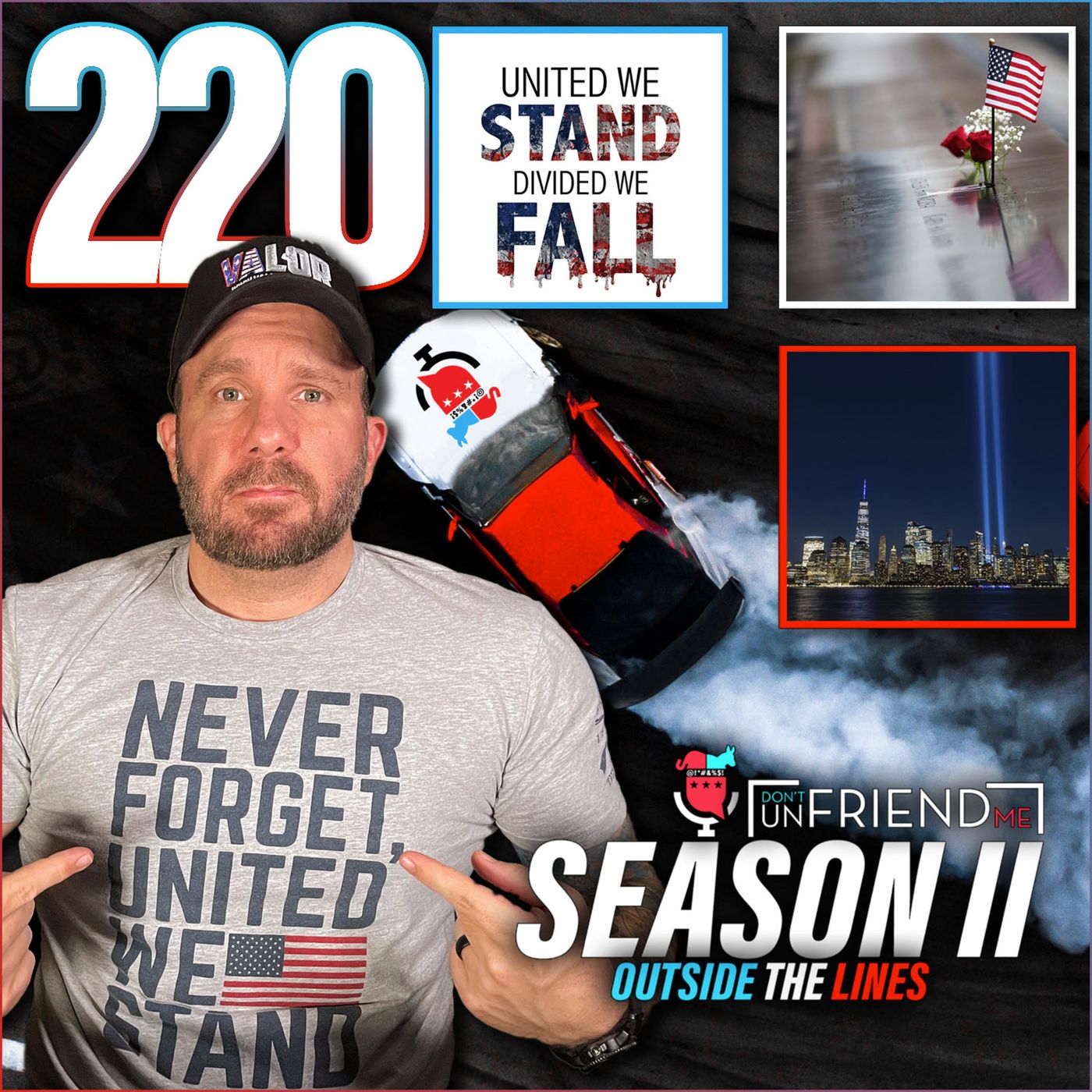 #220: The Anthem, the NFL, 9/11 and America. The sad truth. episode artwork