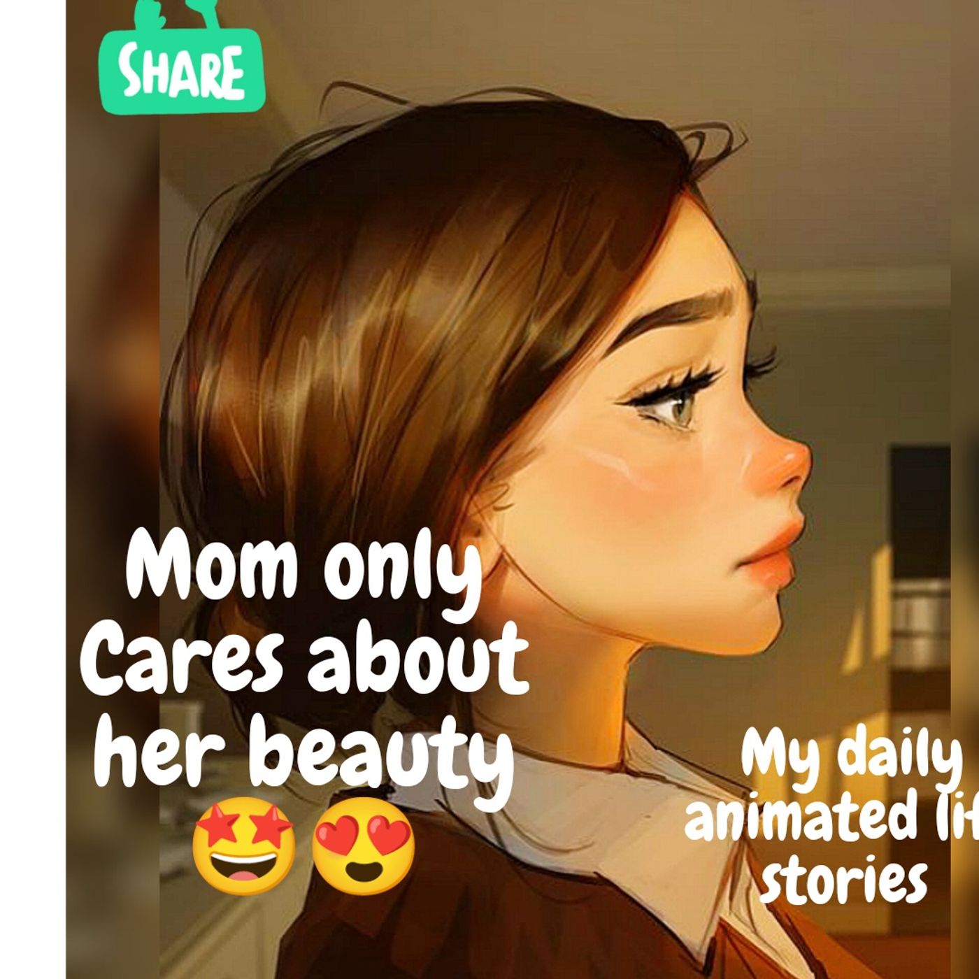 Mom Only Cares About Her Beauty- Please share This story-My Daily Animated Life Stories 🎤🎙️