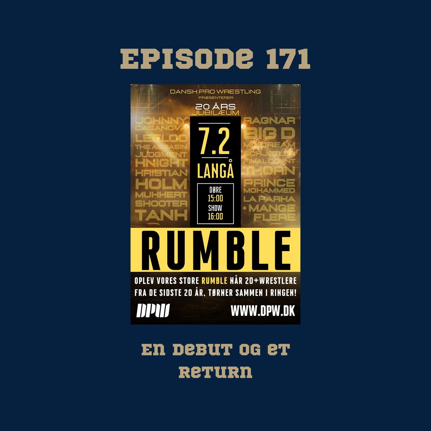 171. DPW 20 års jubilæumsshow: En debut og et return episode artwork