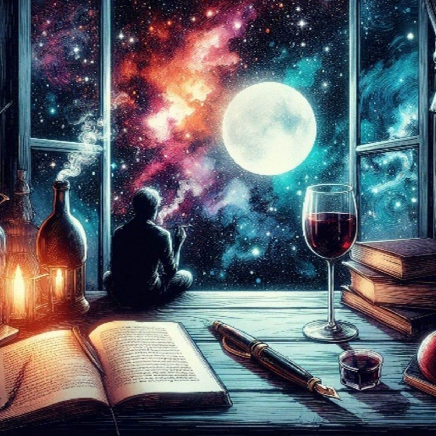 La sombra del poeta.