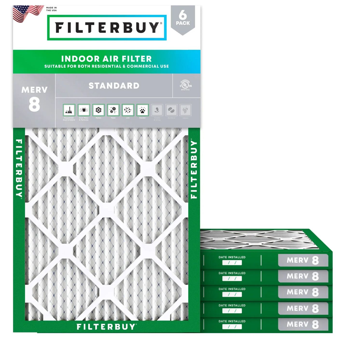 Best MERV 8 16x27x1 Furnace & HVAC Air Conditioner Filters