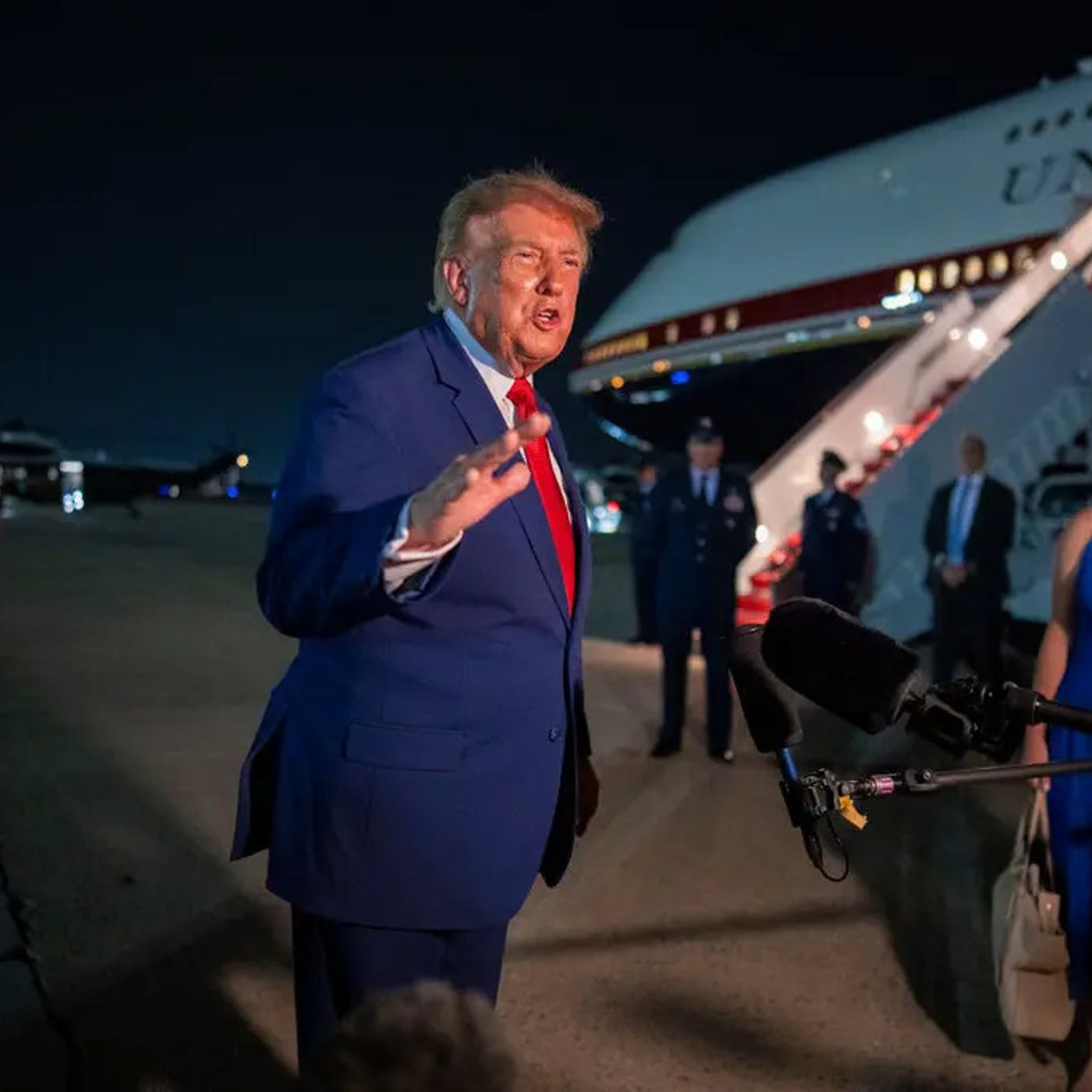 How Donald Trump swapped planes to avoid threat from Iran