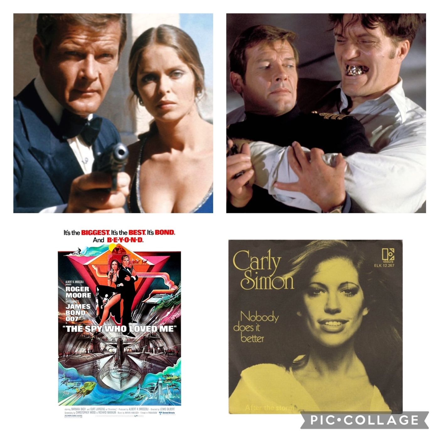 The Spy Who Loved Me (1977) Roger Moore, Barbara Bach, Richard Kiel, & Ian Fleming