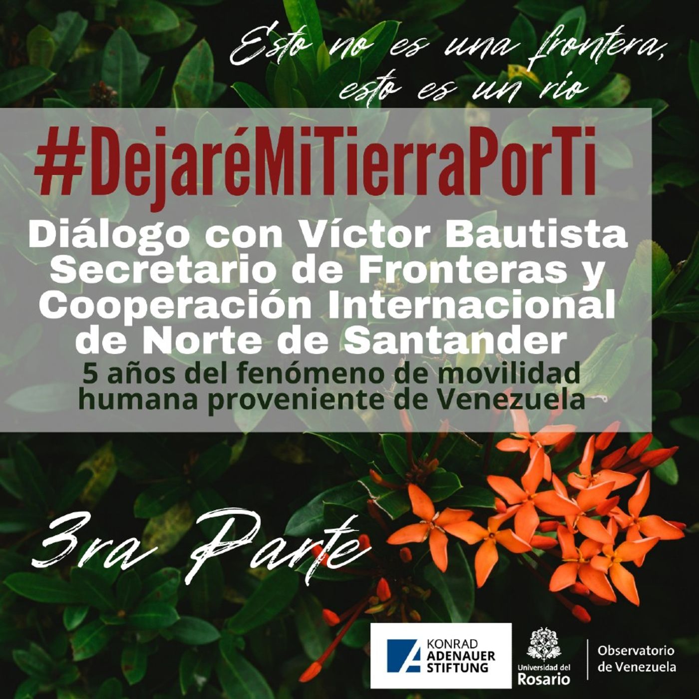 Esto no es una frontera, esto es un río