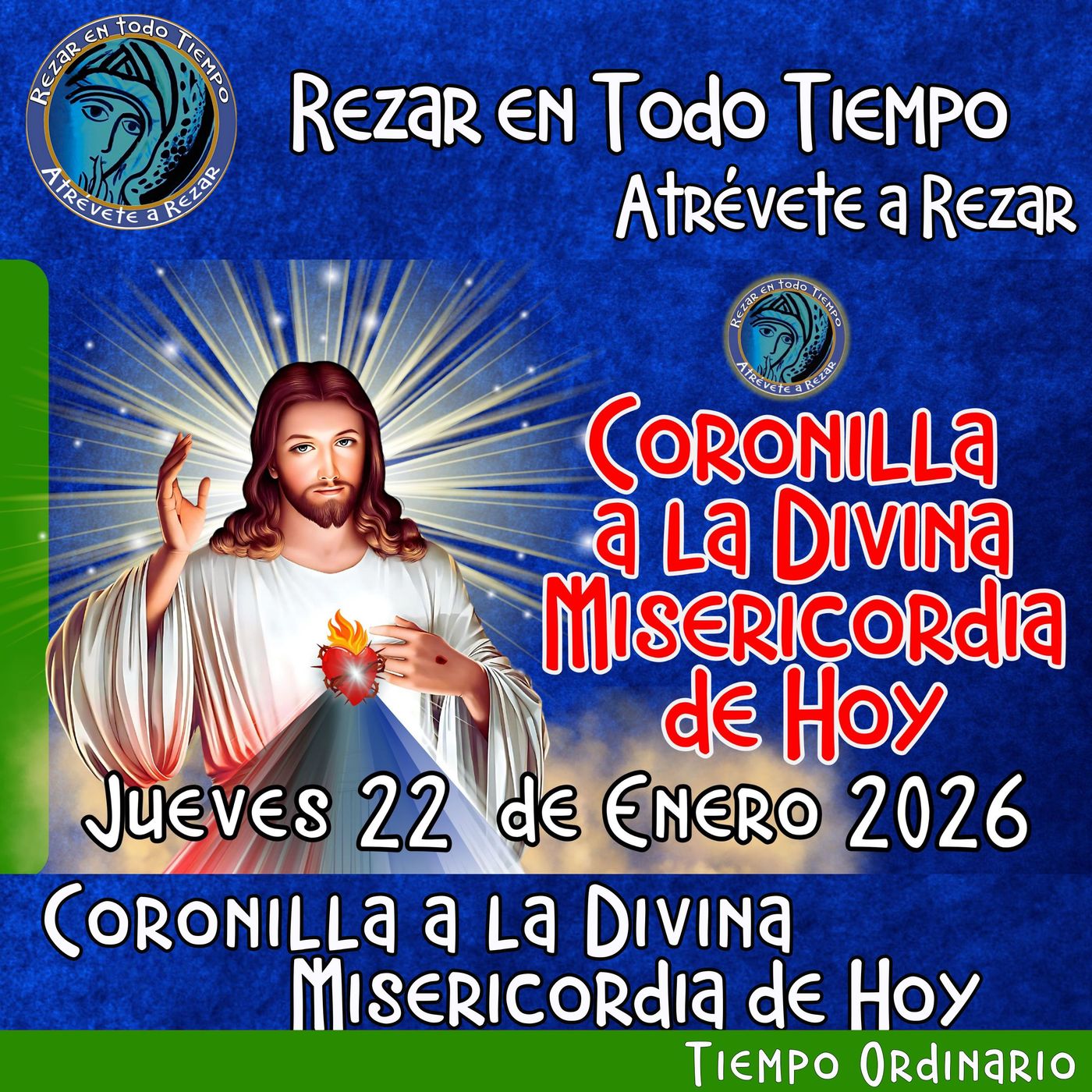 Coronilla a la Divina Misericordia de Hoy Jueves 22 de Enero 2026. 🙏 episode artwork