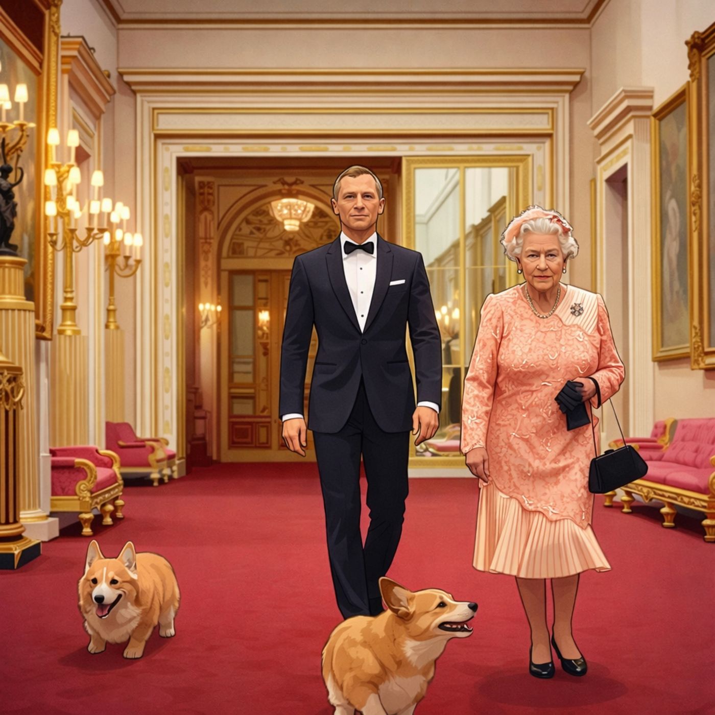 La Regina Elisabetta alle Olimpiadi: “Good evening, Mr Bond” episode artwork