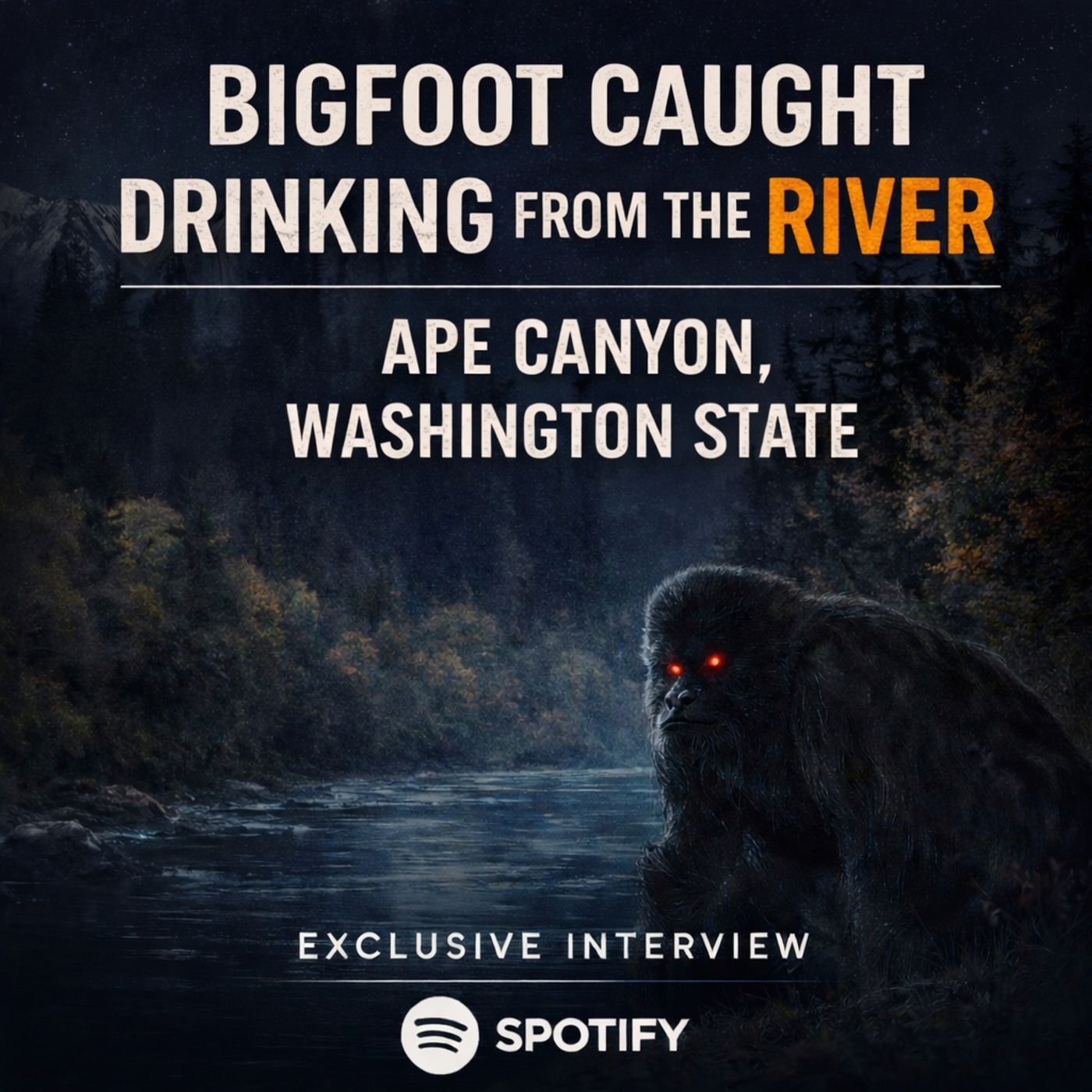 BIGFOOT SEEN DRINKING FROM THE RIVER | RETIRED DISCOVERY CHANNEL EMPLOYEE TELLS HIS STORY!