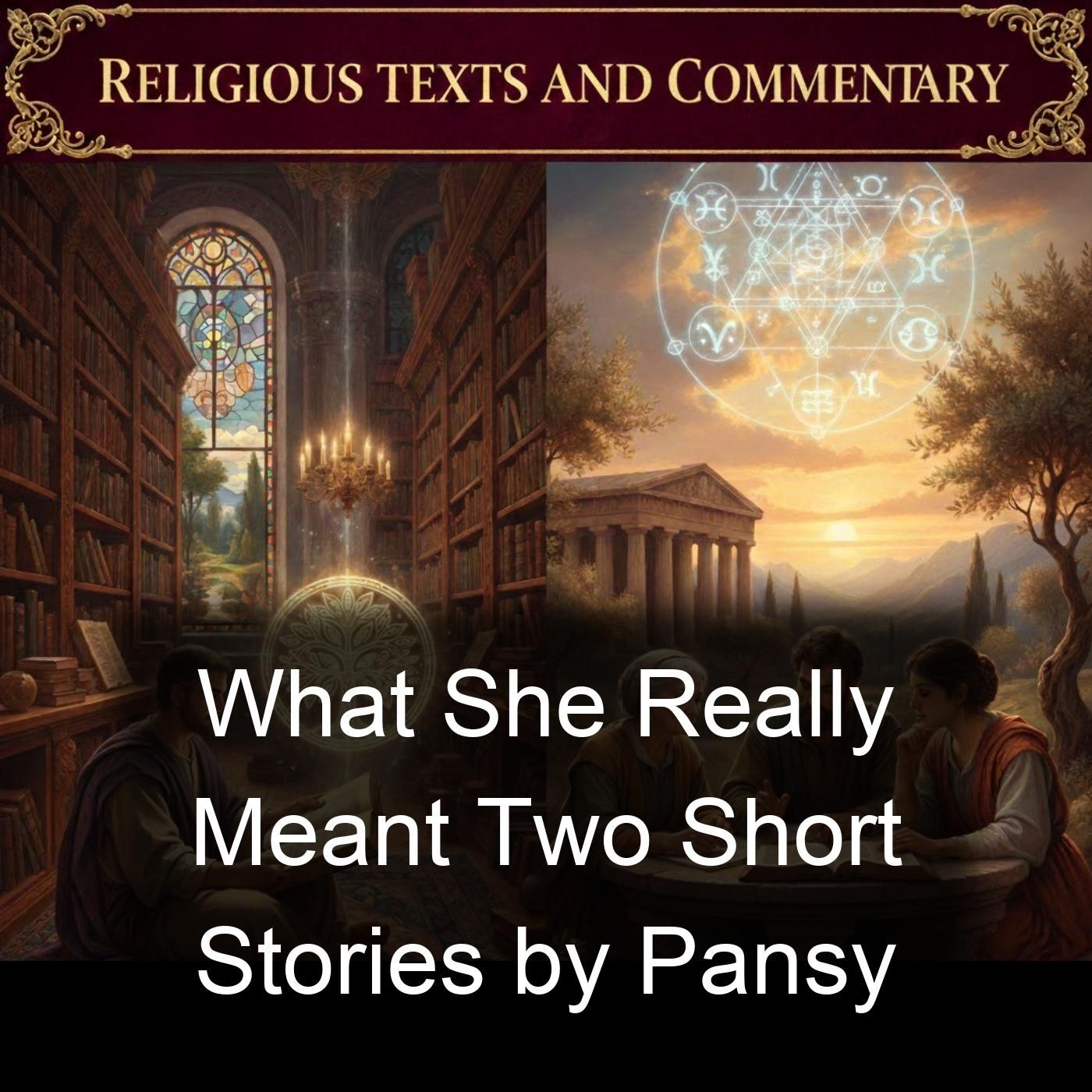 What She Really Meant Two Short Stories by Pansy cover art
