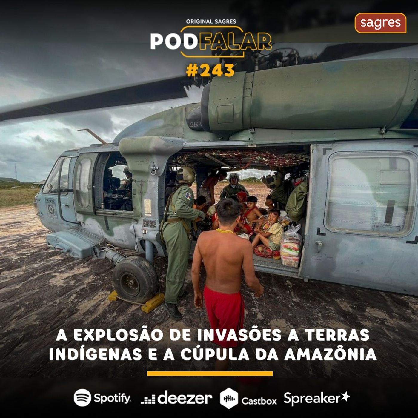 PodFalar #243 | A explosão de invasões a terras indígenas e a Cúpula da Amazônia episode artwork