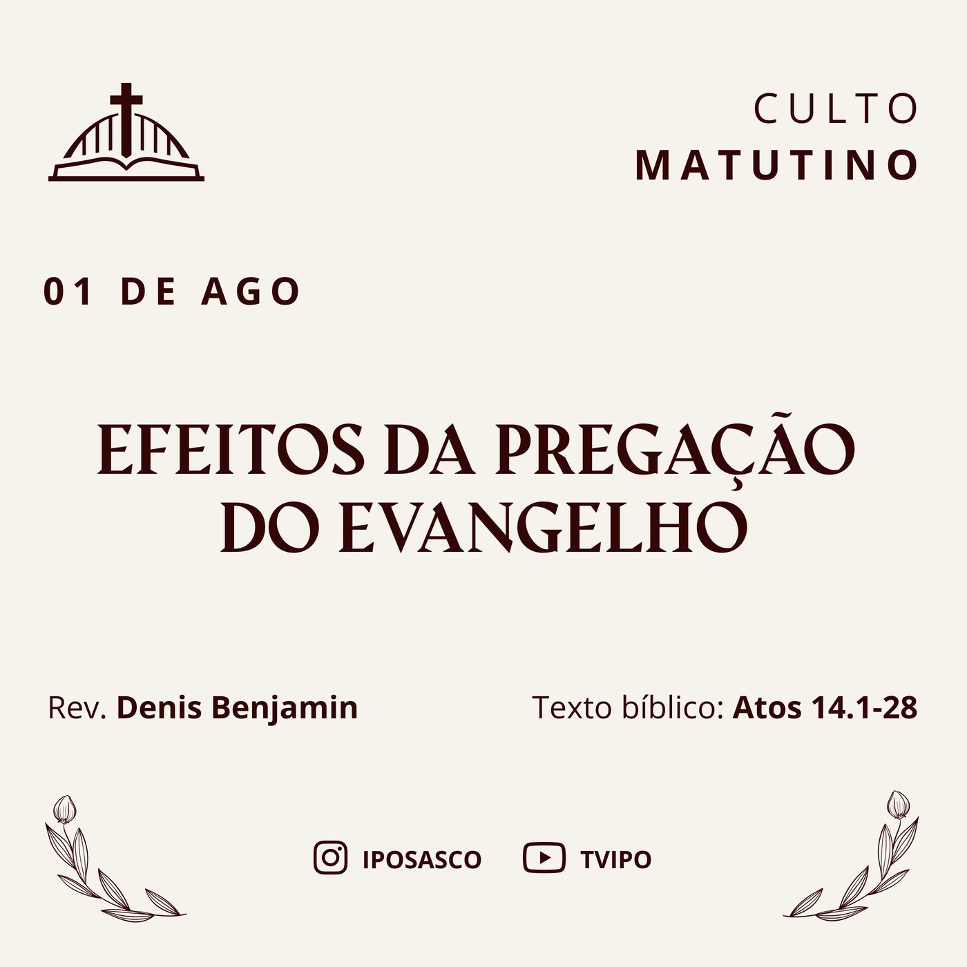 Pregações - Igreja Presbiteriana de Osasco