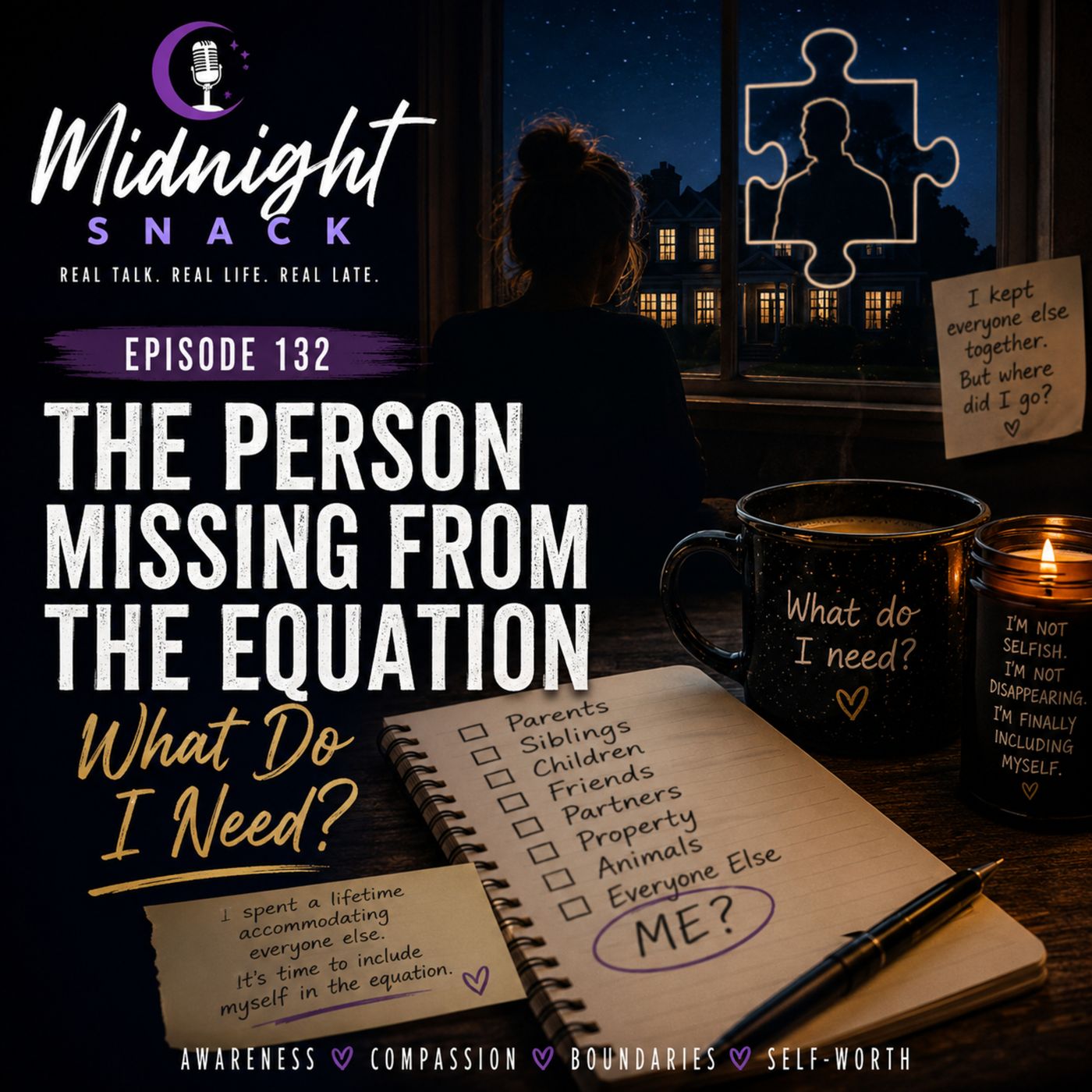 Midnight Snack E132: The Person Missing From the Equation – What Do I Need? episode artwork