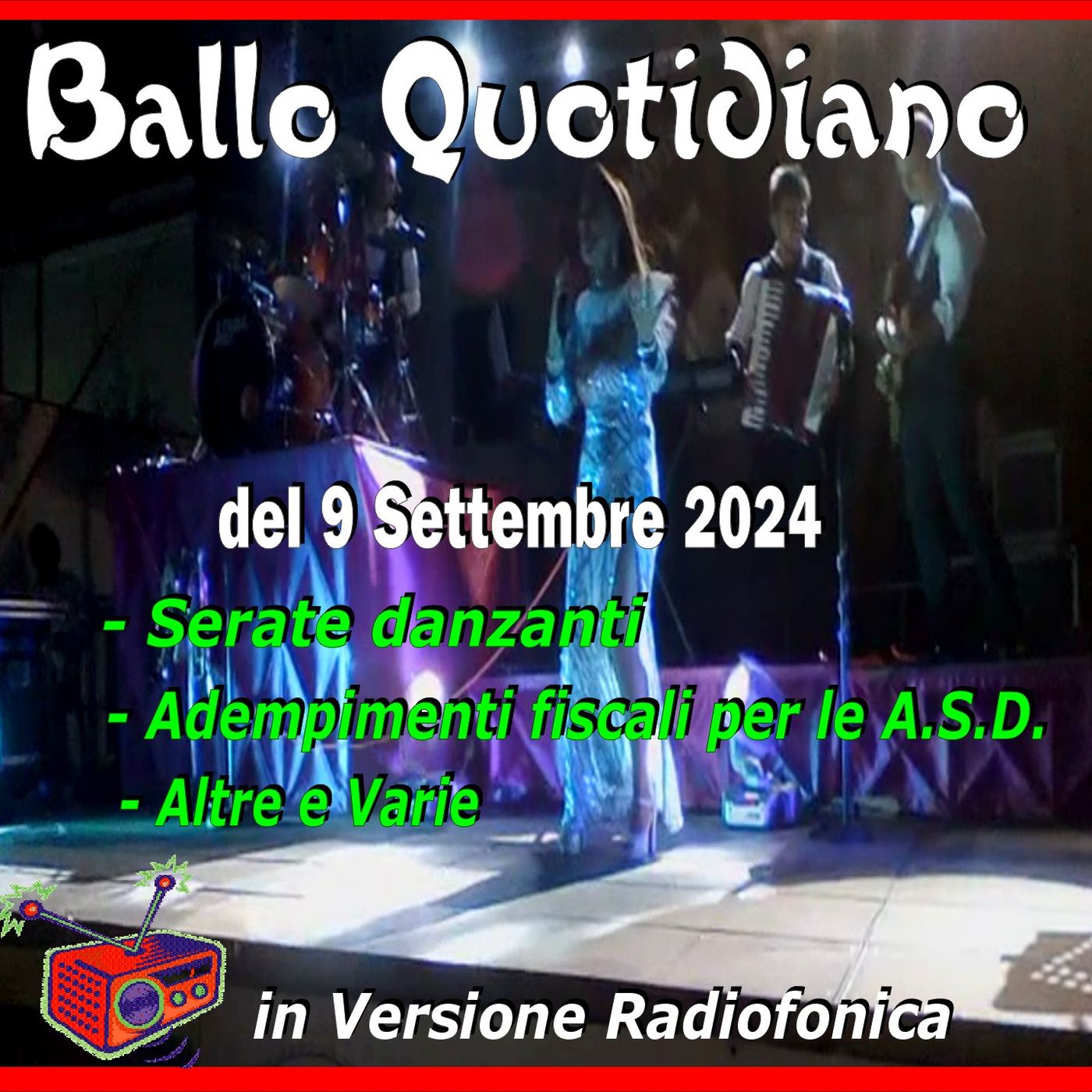 Tony Mantineo MUSICANDO il Ballo in radio/tv del 9 settembre 2024 - thumbnail