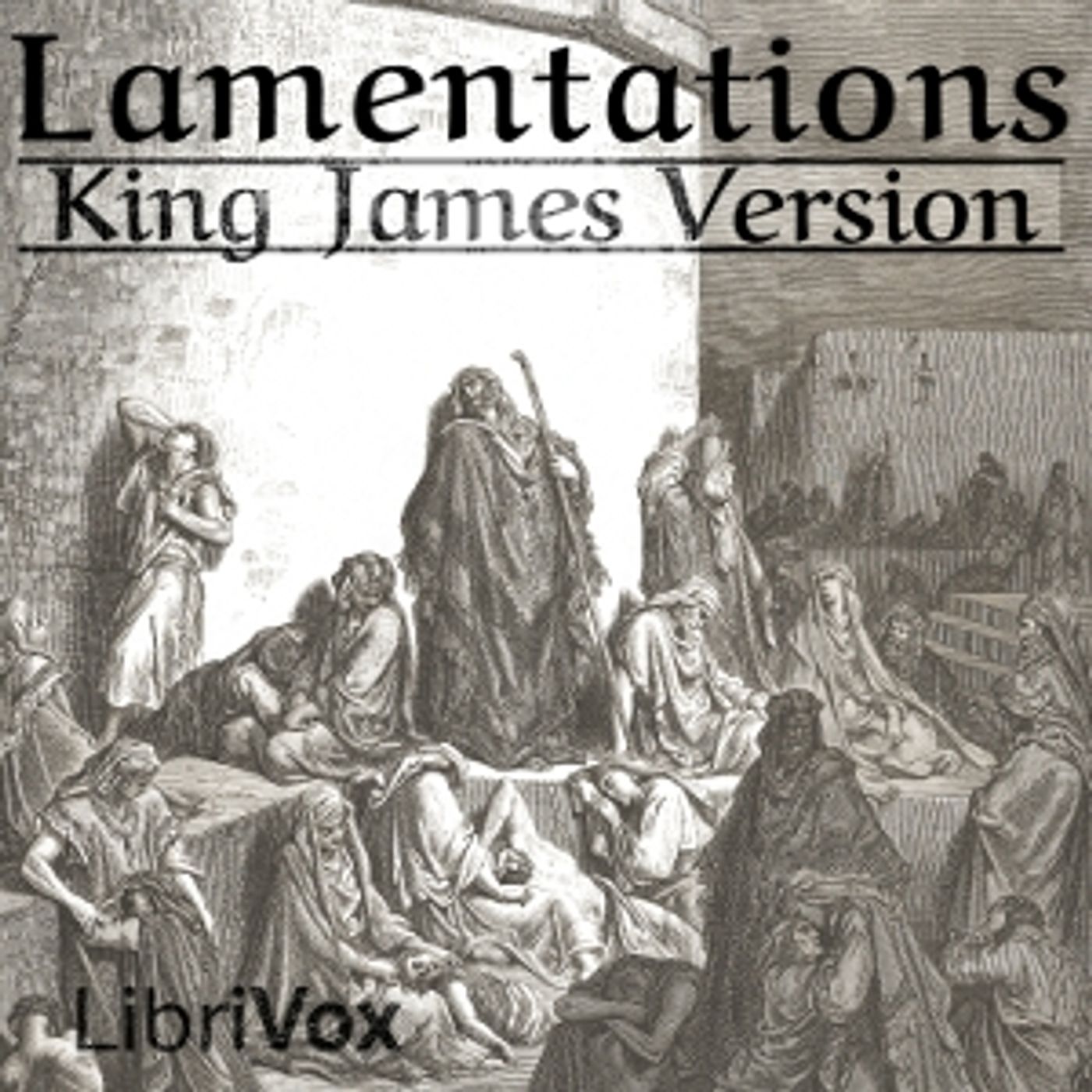 King James Bible - Lamentations cover art