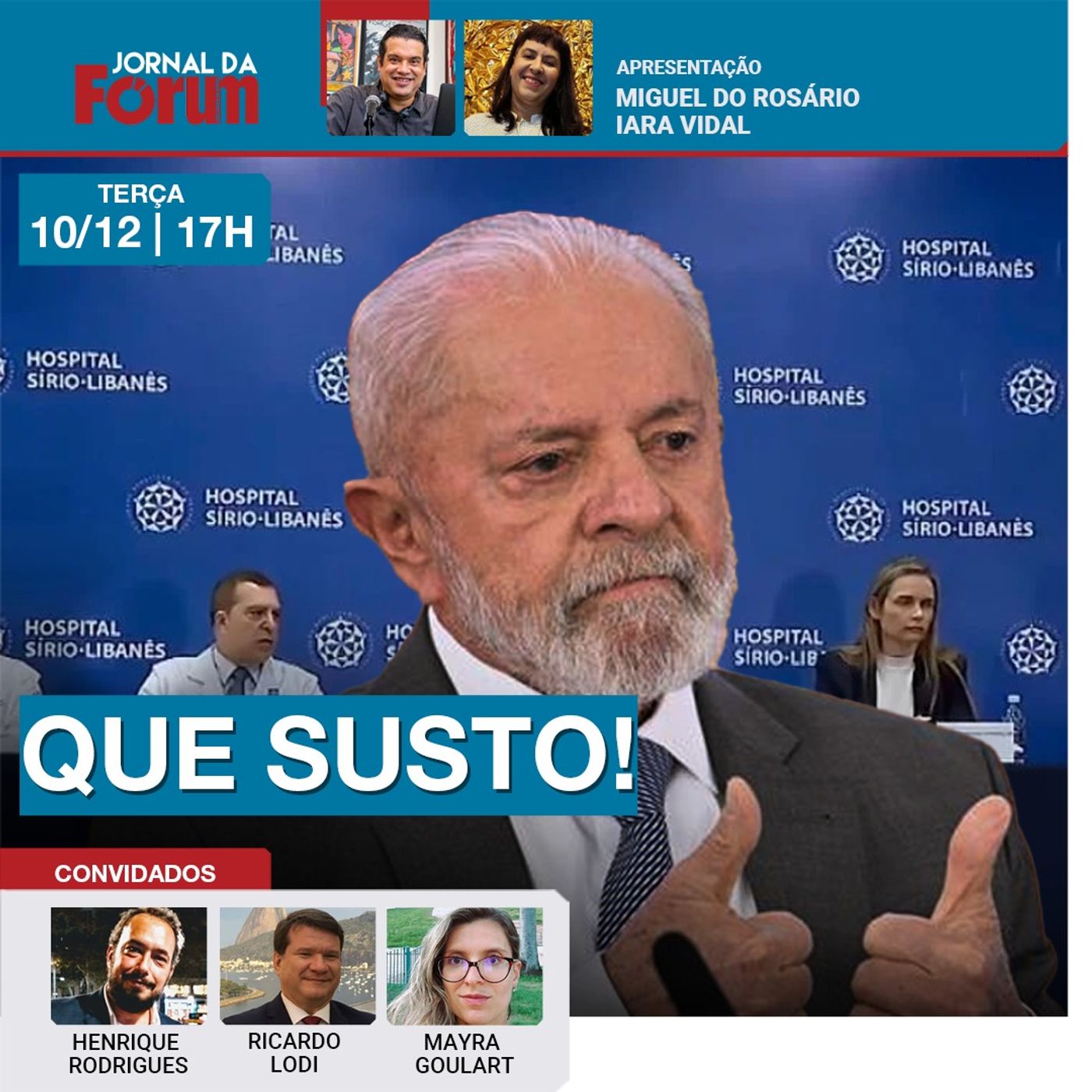 Lula é operado às pressas de hemorragia intracraniana mas se recupera 100% | 10.12.24 episode artwork