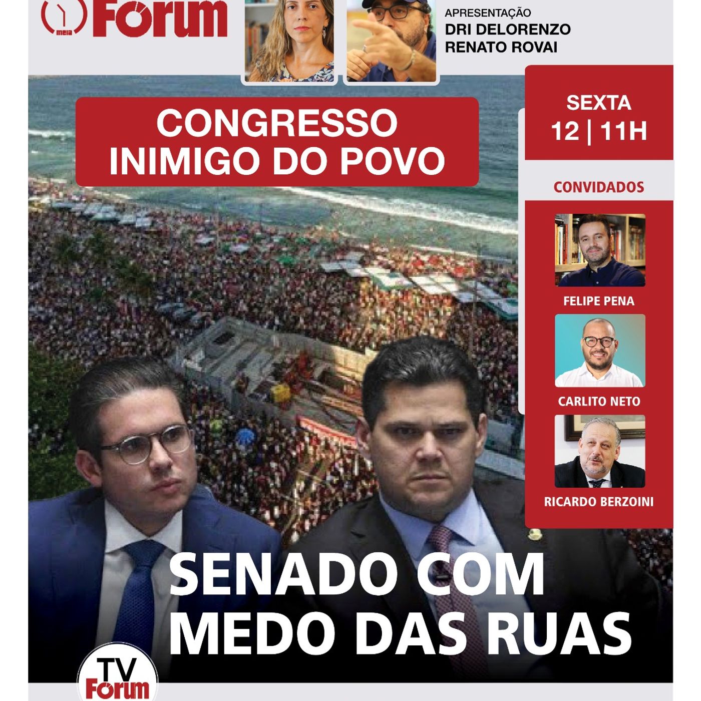Hugo Motta traiu ministros do STF | Senado com medo | Lula destrói Zema | Flavio Bolsonaro chora episode artwork