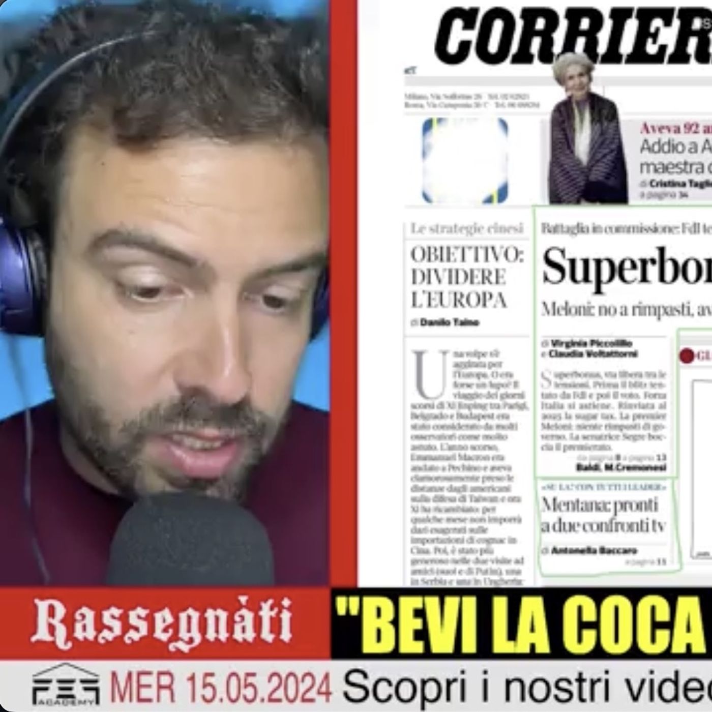 🥤 "BEVI LA COCA COLA CHE TI FA BENE" - Rassegnàti 15/05/2024 episode artwork