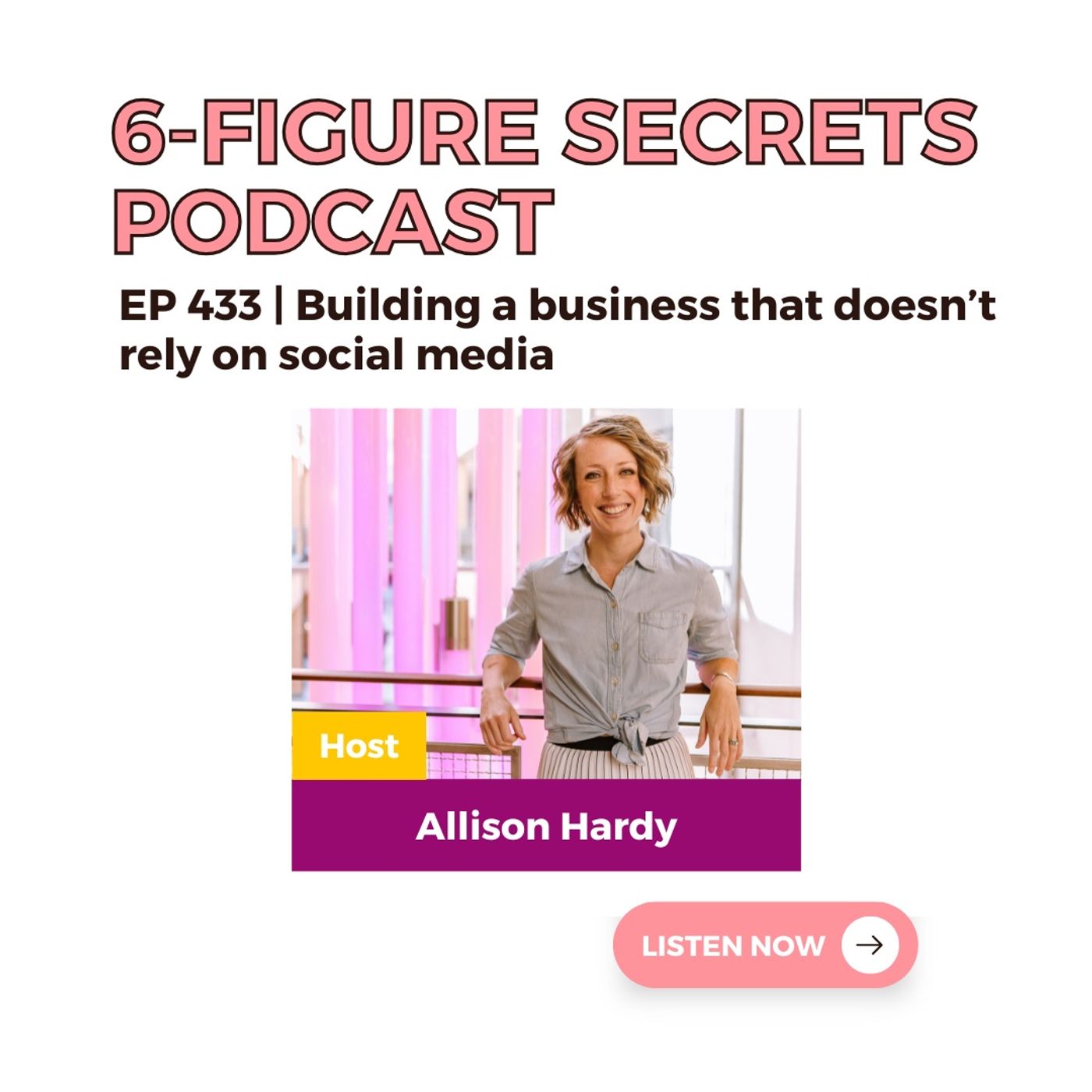 EP 433 | Building a business that doesn’t rely on social media