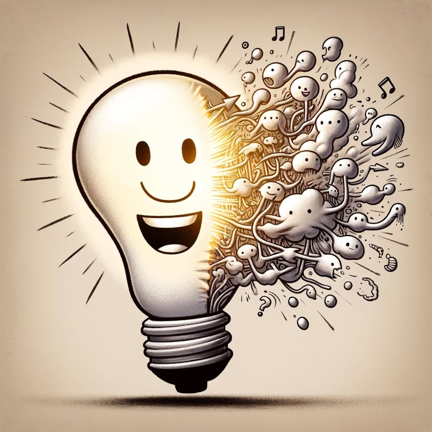 "Light travels faster than sound. This is why some people appear bright until you hear them speak." episode artwork