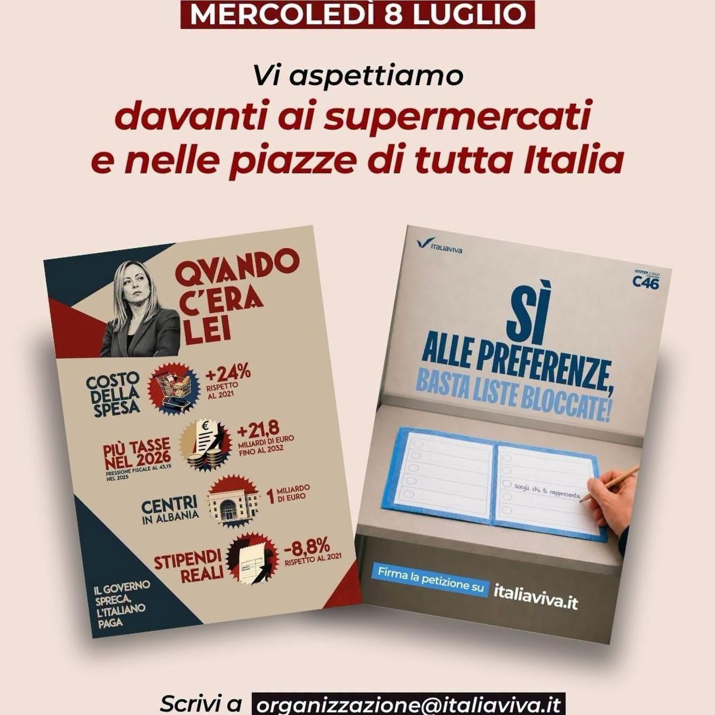 Speciali Leopolda - Roberto Giachetti incontra i militanti di Italia Viva ai banchetti per la raccolta firme del 08 Luglio 2026 episode artwork