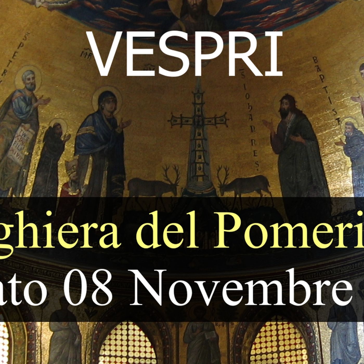 Preghiera del Pomeriggio SABATO 08 NOVEMBRE 2025 ❤️ Primi Vespri  Festa Dedicazione della Basilica Lateranense