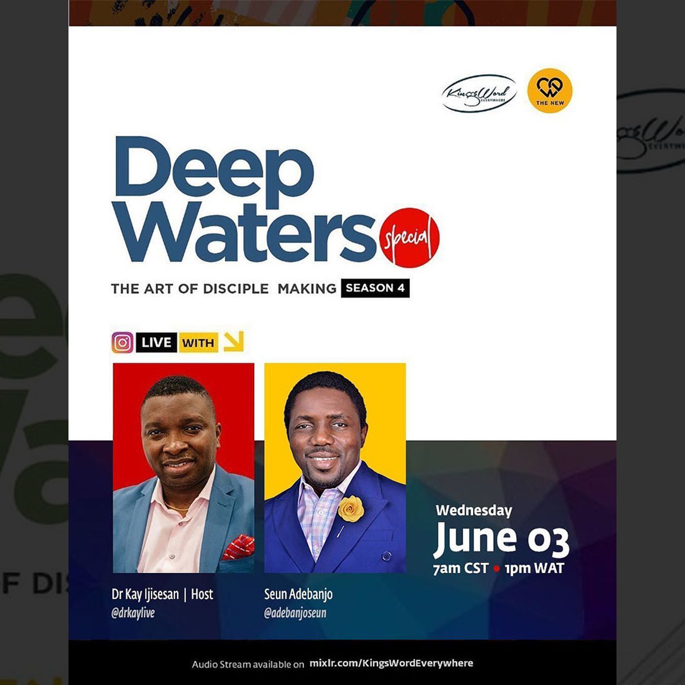 Art of Disciple Making S4 E3 - Dr Kay Ijisesan with Pastor Seun Adebanjo episode artwork