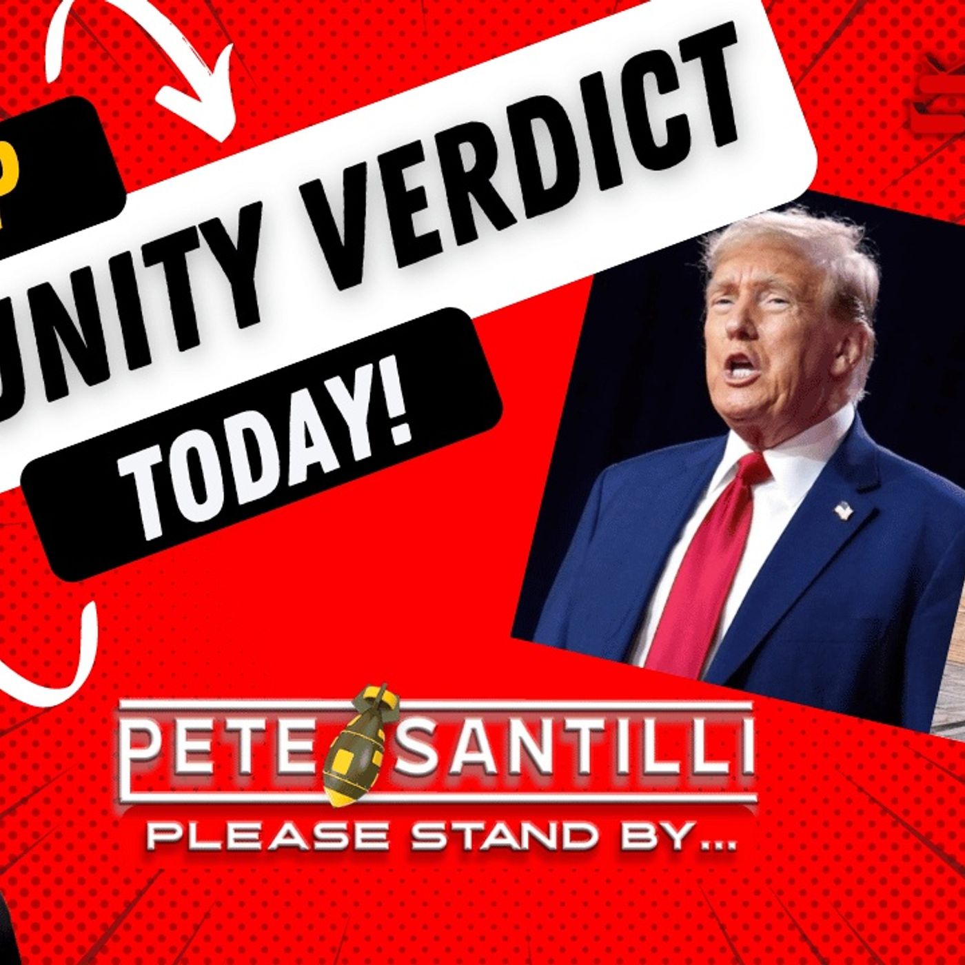 Trump Supreme Court Immunity Verdict TODAY!  [Pete Santilli Show #4126-8AM] episode artwork