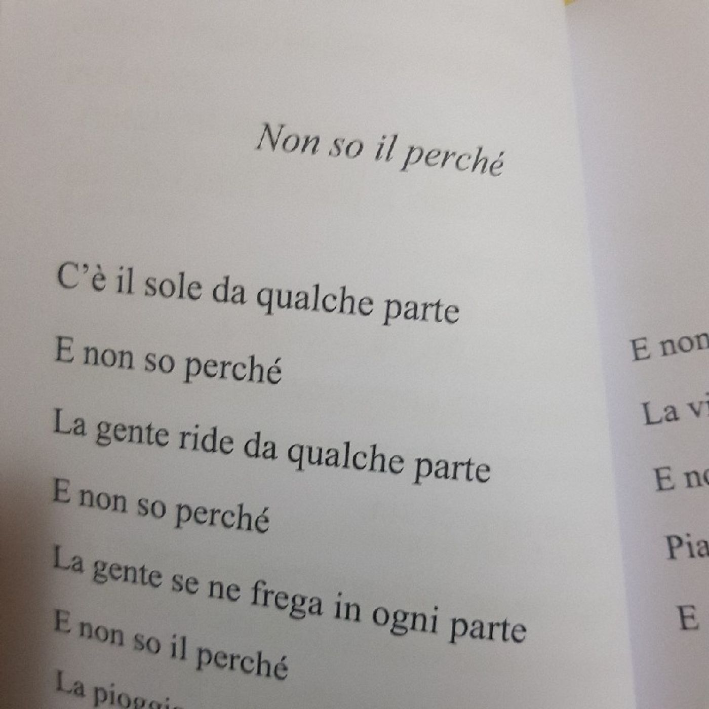 Cronache di un\'assenza