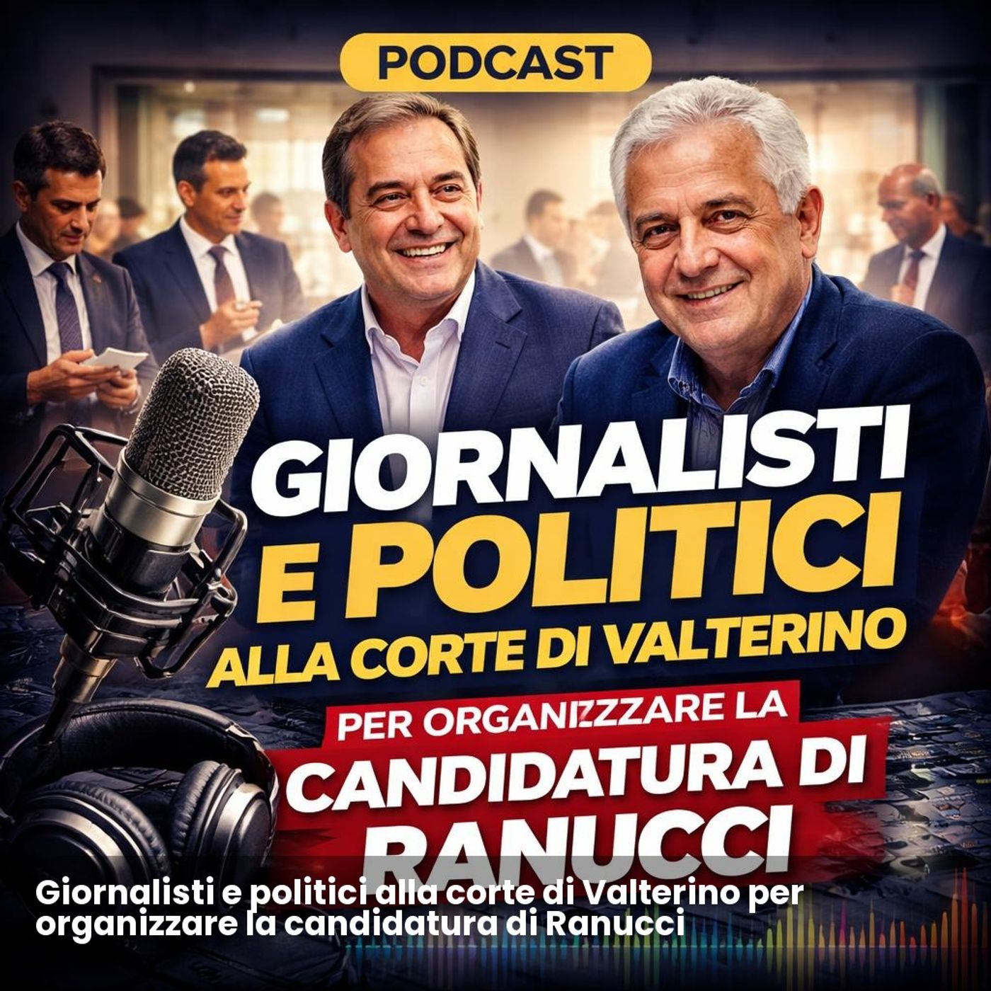 Giornalisti e politici alla corte di Valterino per organizzare la candidatura di Ranucci episode artwork