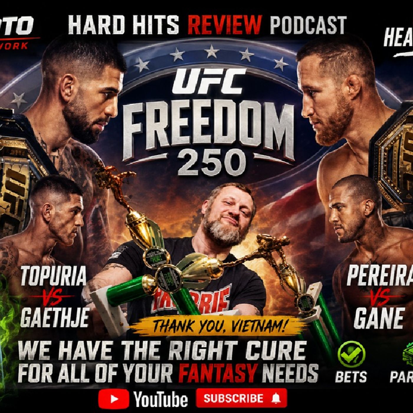 UFC Freedom 250: Topuria vs. Gaethje | Hard Hits Review