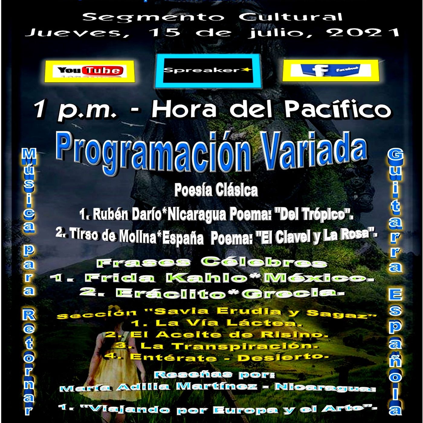 Programación Cultural, Literaria y Musical Variada - Acompañada de "Guitarra Española" episode artwork