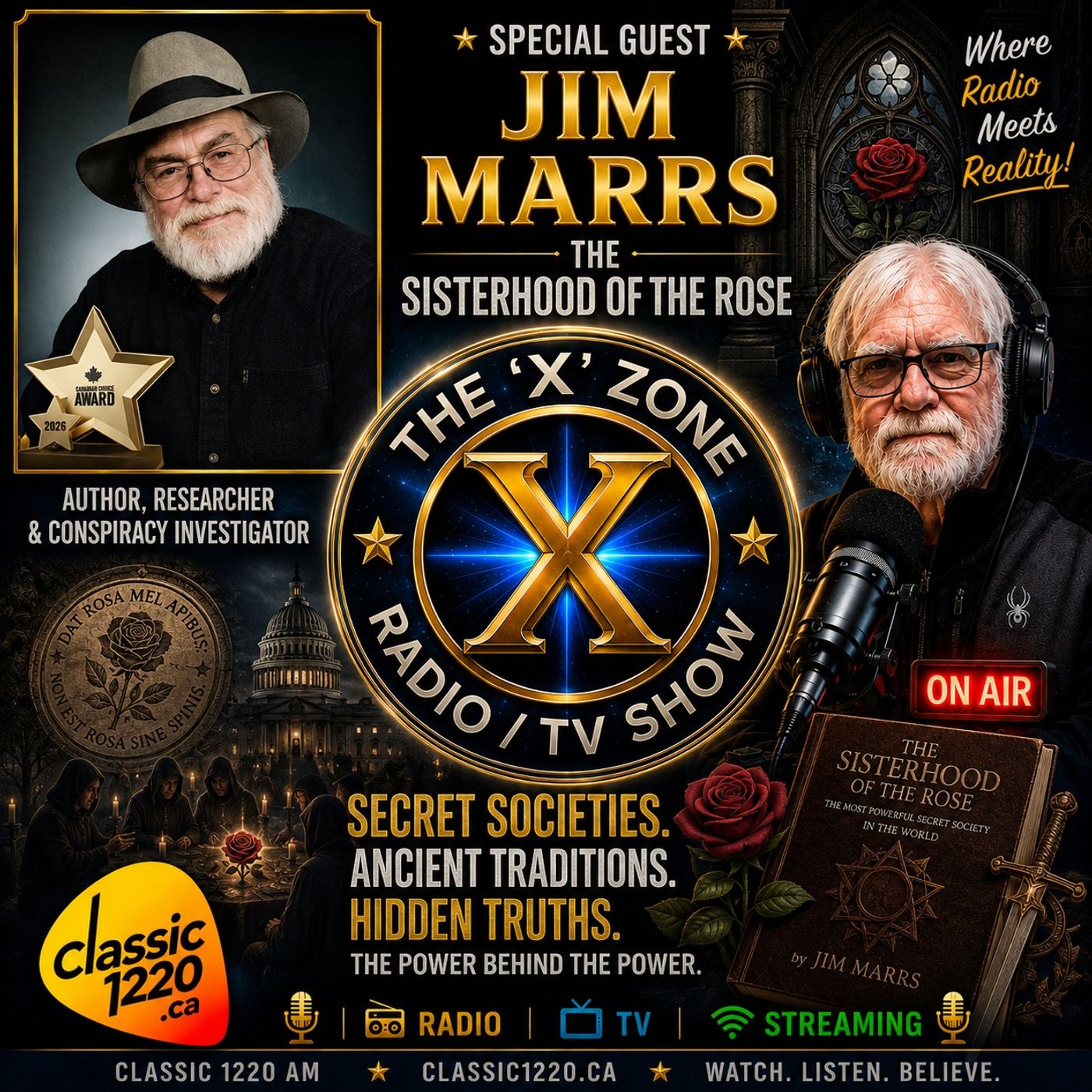 Rob McConnell Interviews - JIM MARRS - The Sisterhood of The Rose