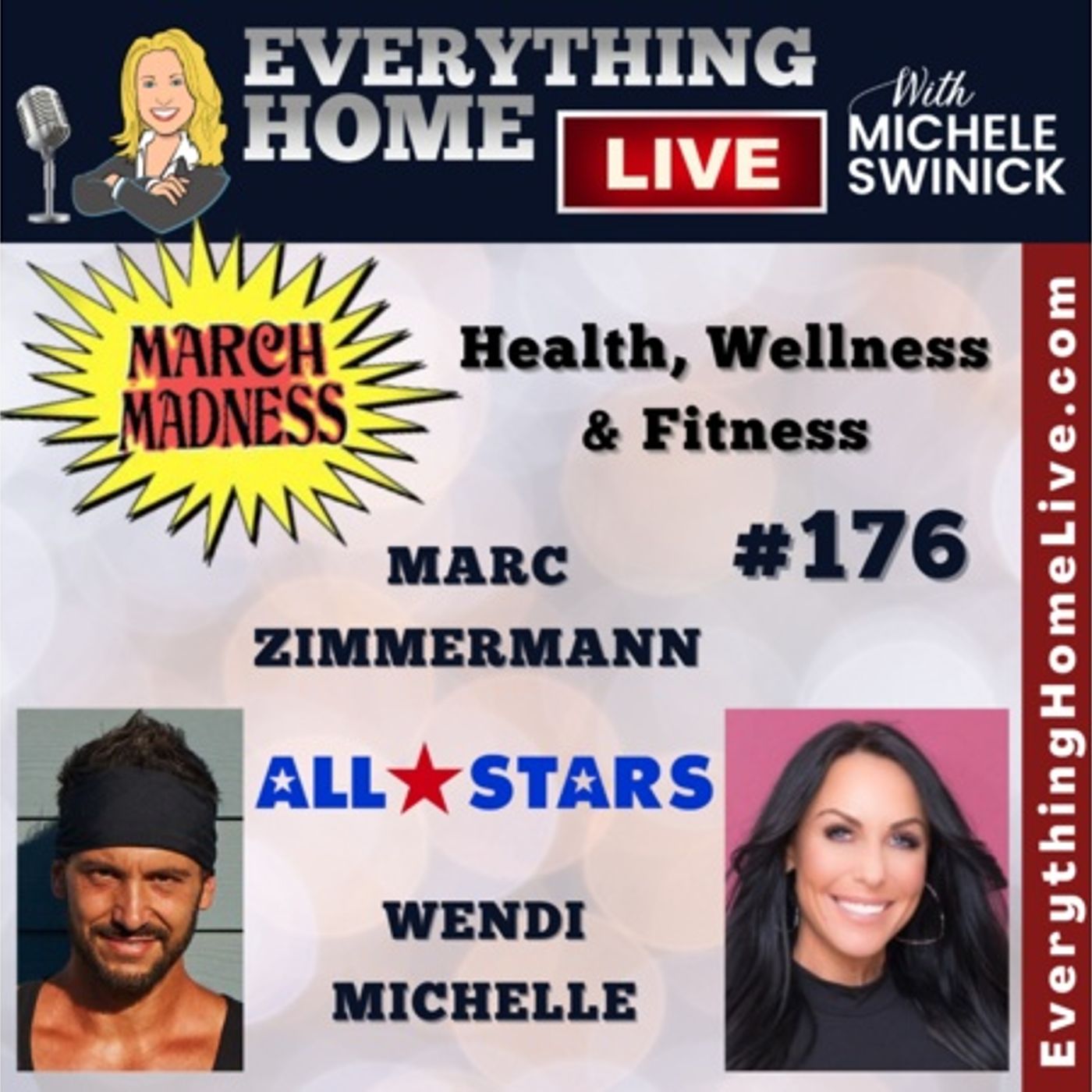 176 LIVE: MARCH MASKLESS MADNESS - Health, Wellness & Fitness - All Star Team episode artwork