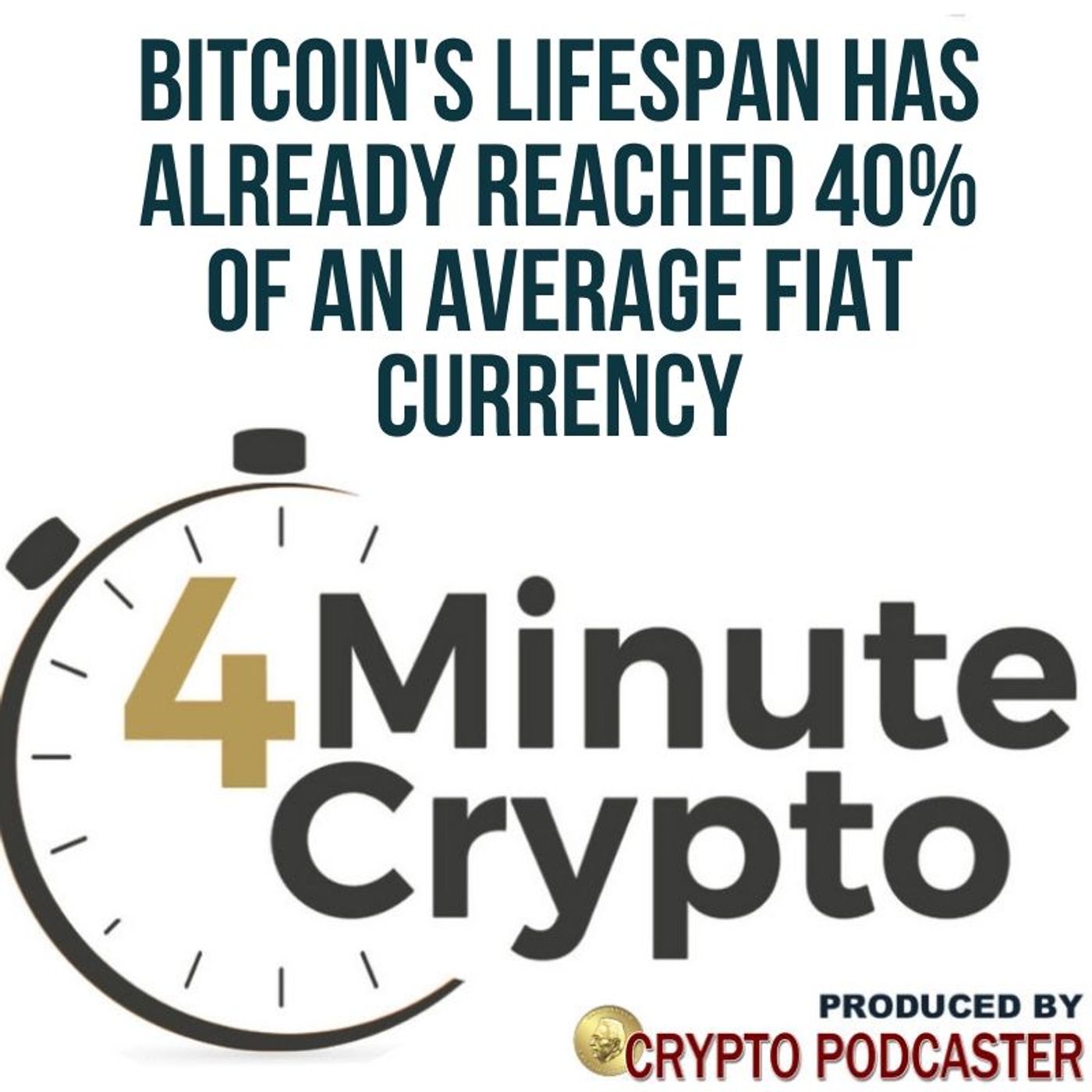 Bitcoin's Lifespan Has Already Reached 40% of An Average Fiat Currency episode artwork