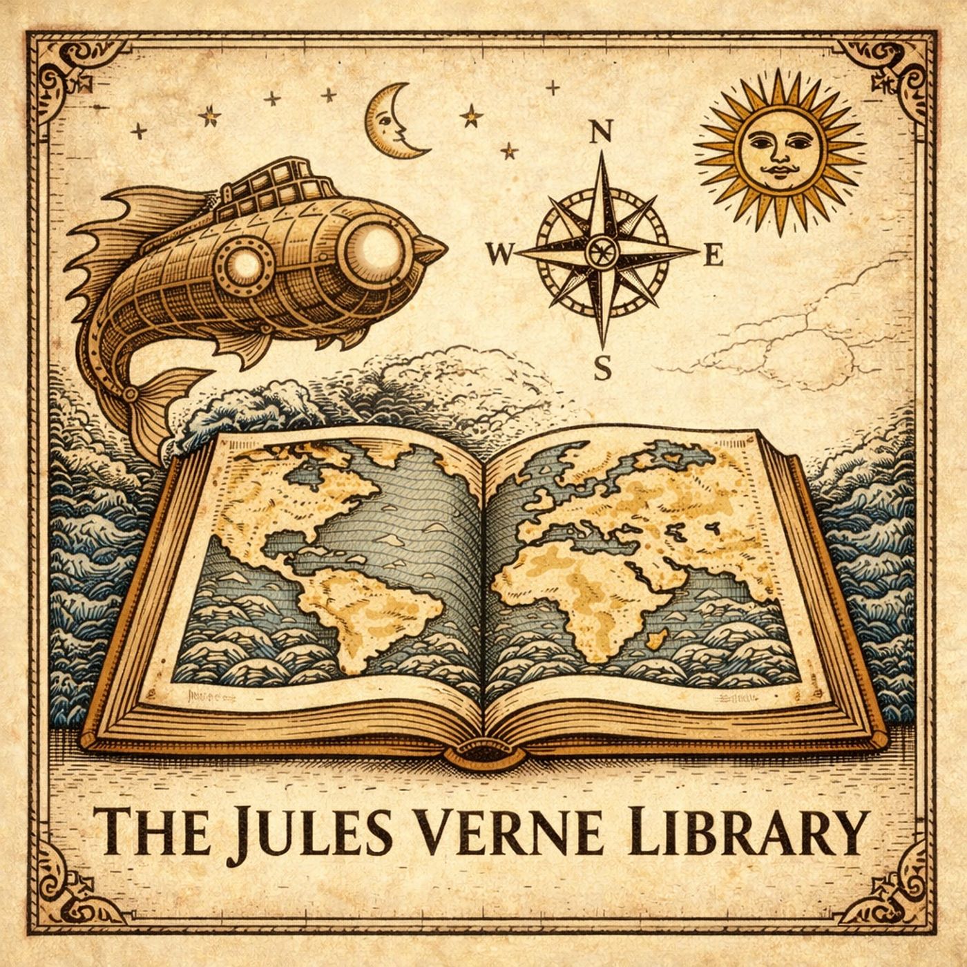 The Jules Verne Library cover art
