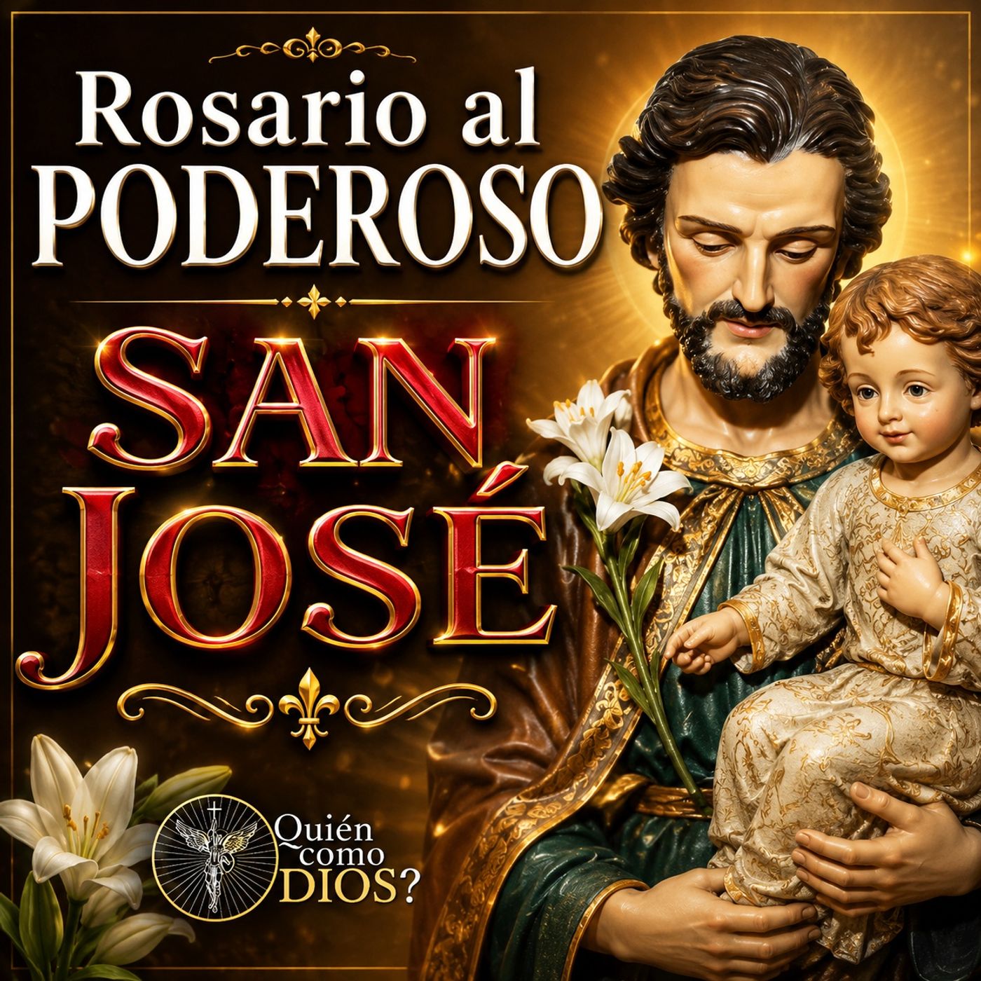 ROSARIO a SAN JOSÉ 🟤🙏 8 Misterios Poderosos | Protección y Bendición DIARIA